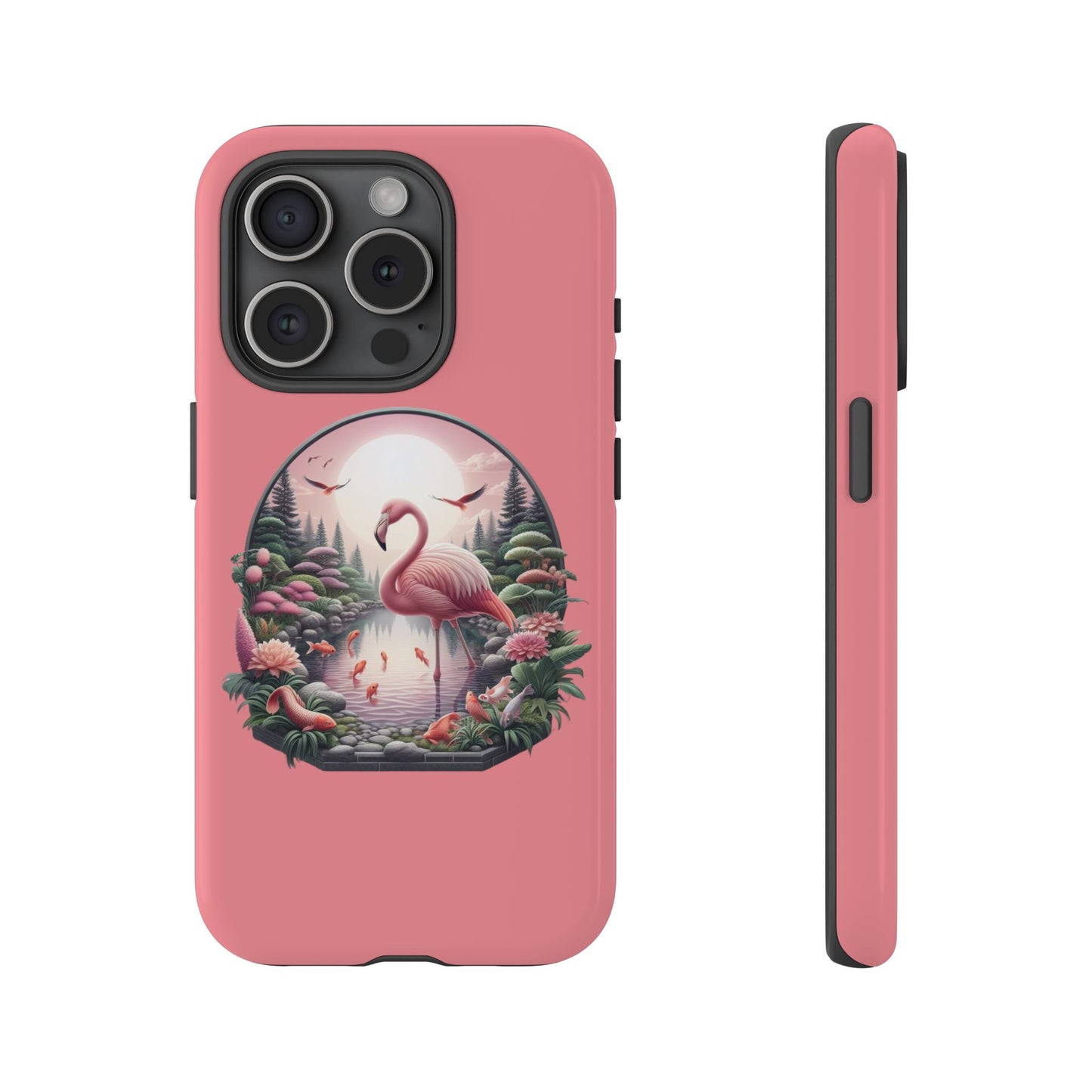 Pink Flamingo - iPhone Tough Phone Case