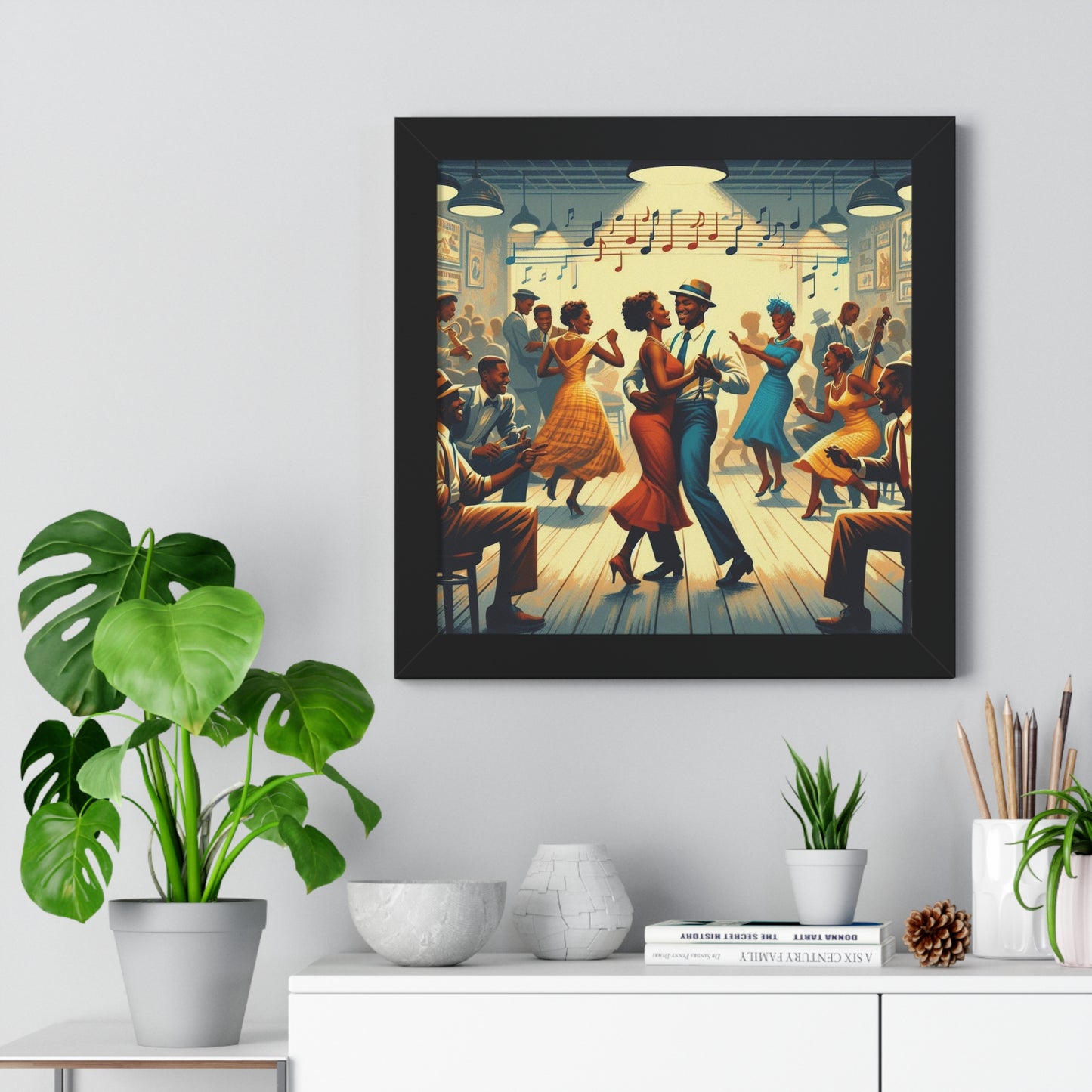 Just You And Me -  Unique Wall Art - Framed Vertical Poster