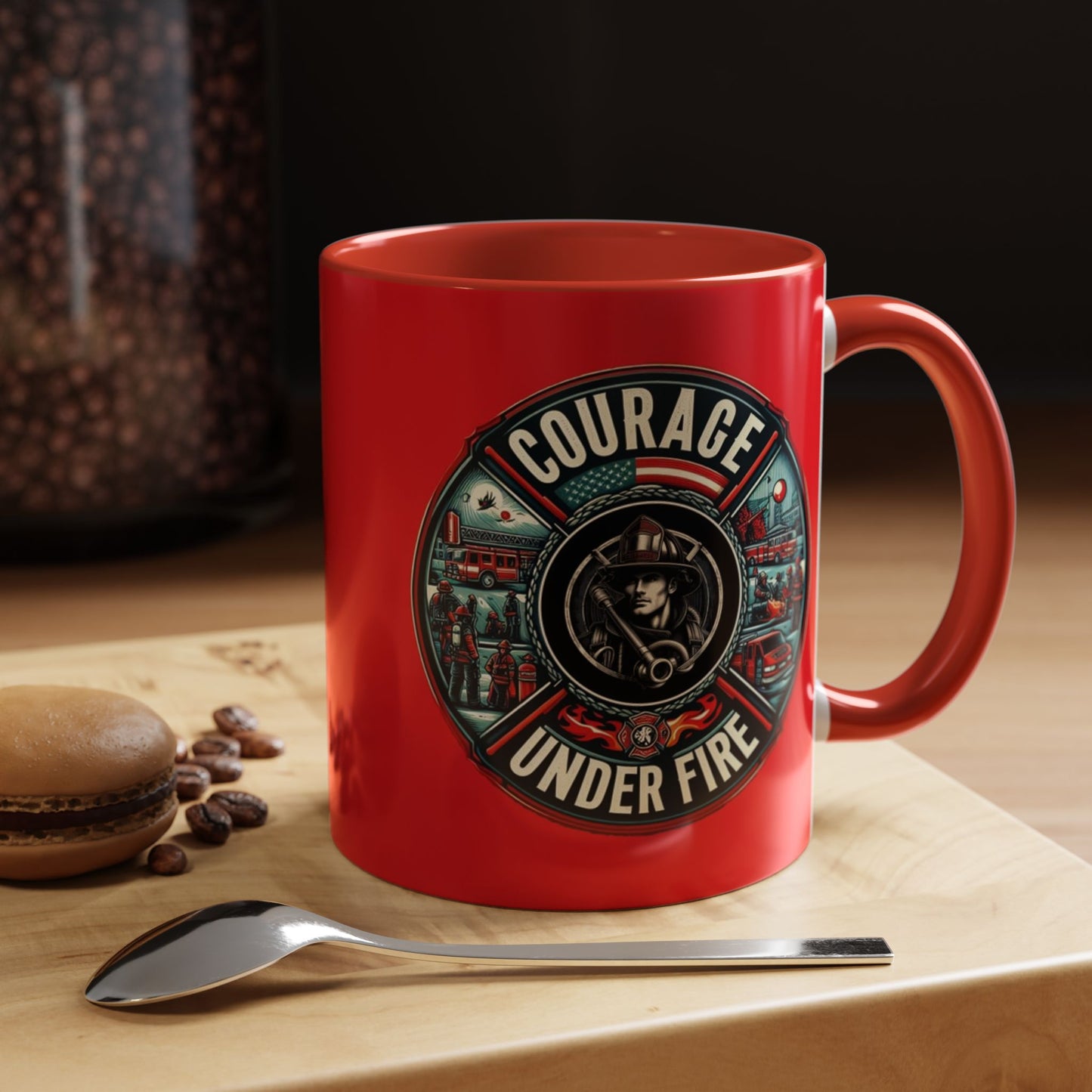 Courage Under Fire - 11oz, 15oz Coffee Mug