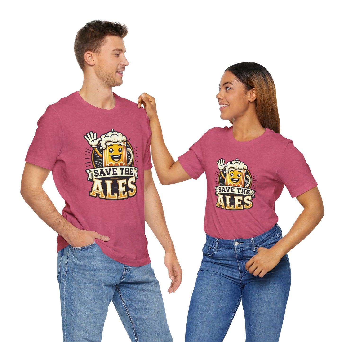 Save The Ales_V2 Unisex Jersey Short Sleeve Tee