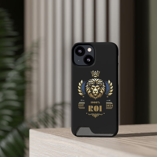 1000%ROI Phone Case With Card Holder (Compatible with iPhone 13, and Samsung Galaxy S21, S22 models)
