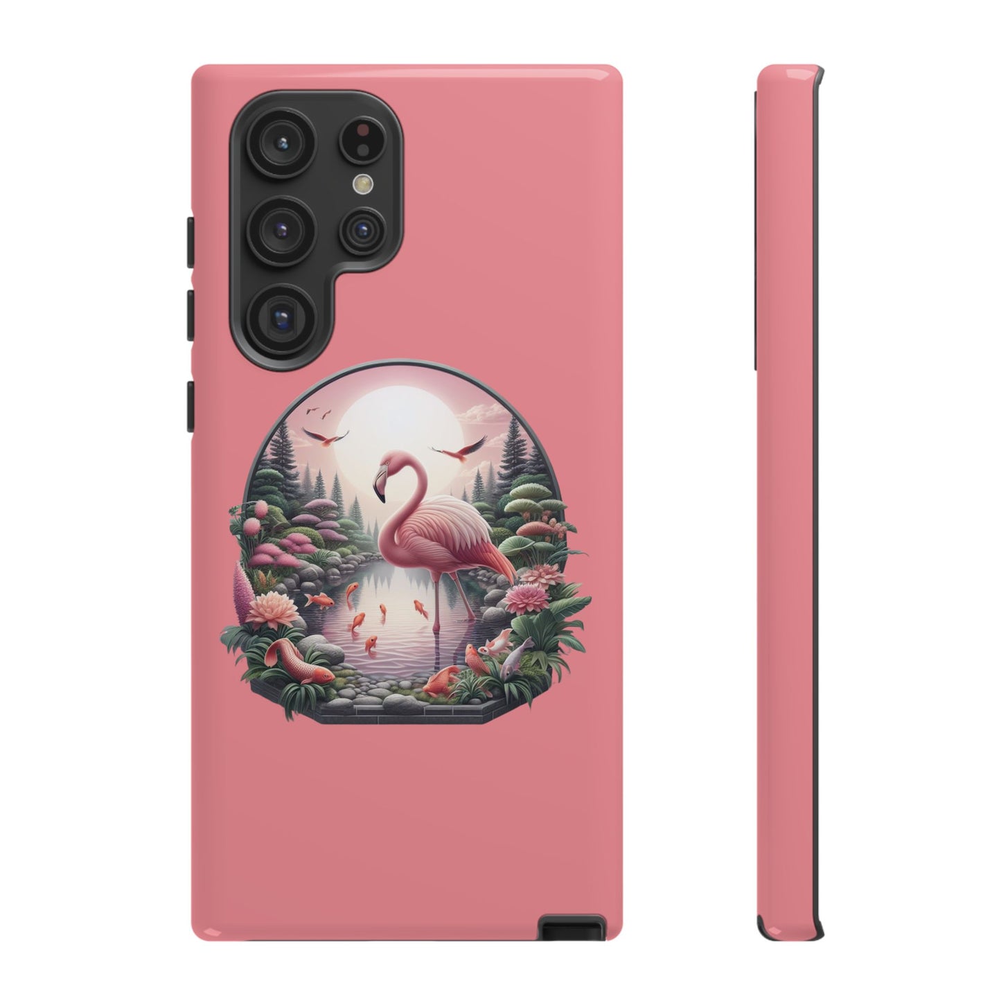 Pink Flamingo - iPhone Tough Phone Case