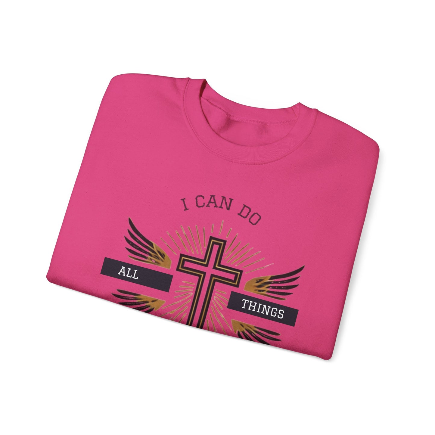 All Things Through Christ Unisex Heavy Blend™ Crewneck Sweatshirt