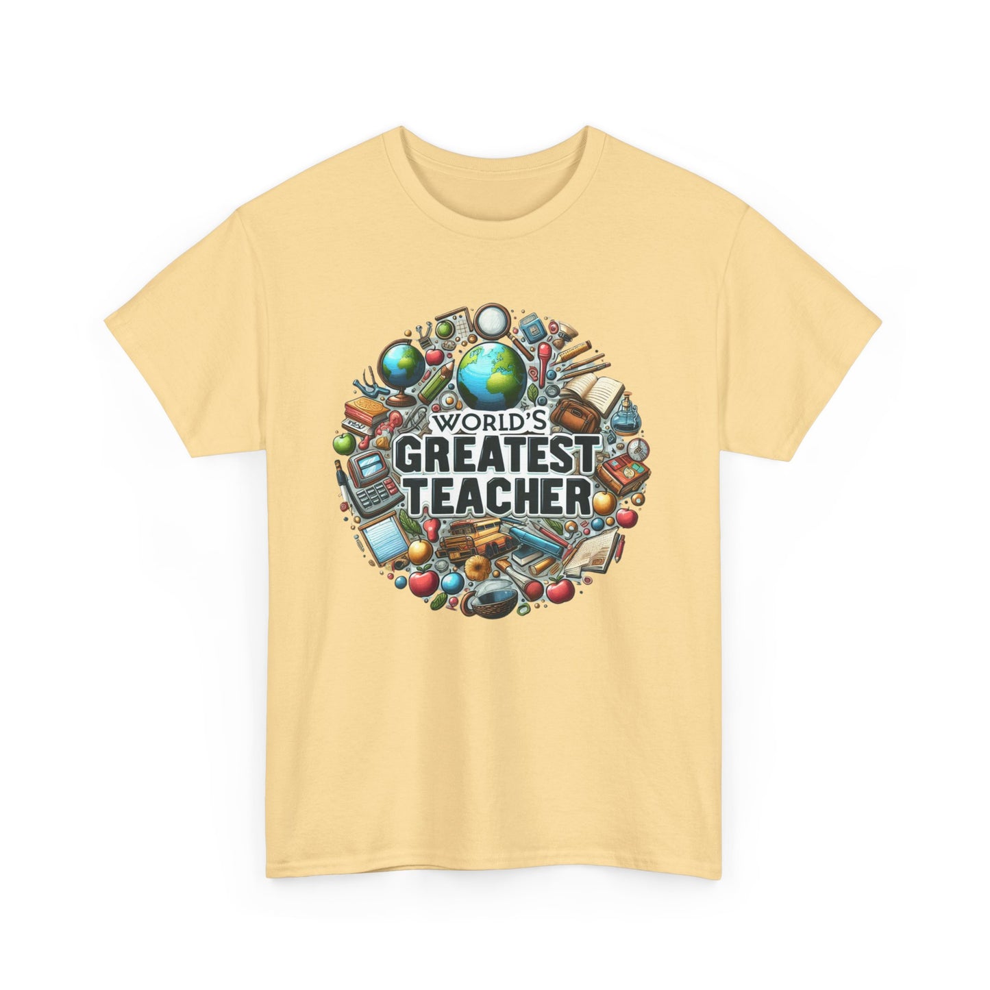 World's Greatest Teacher - Unisex Heavy Cotton Tee (G3)