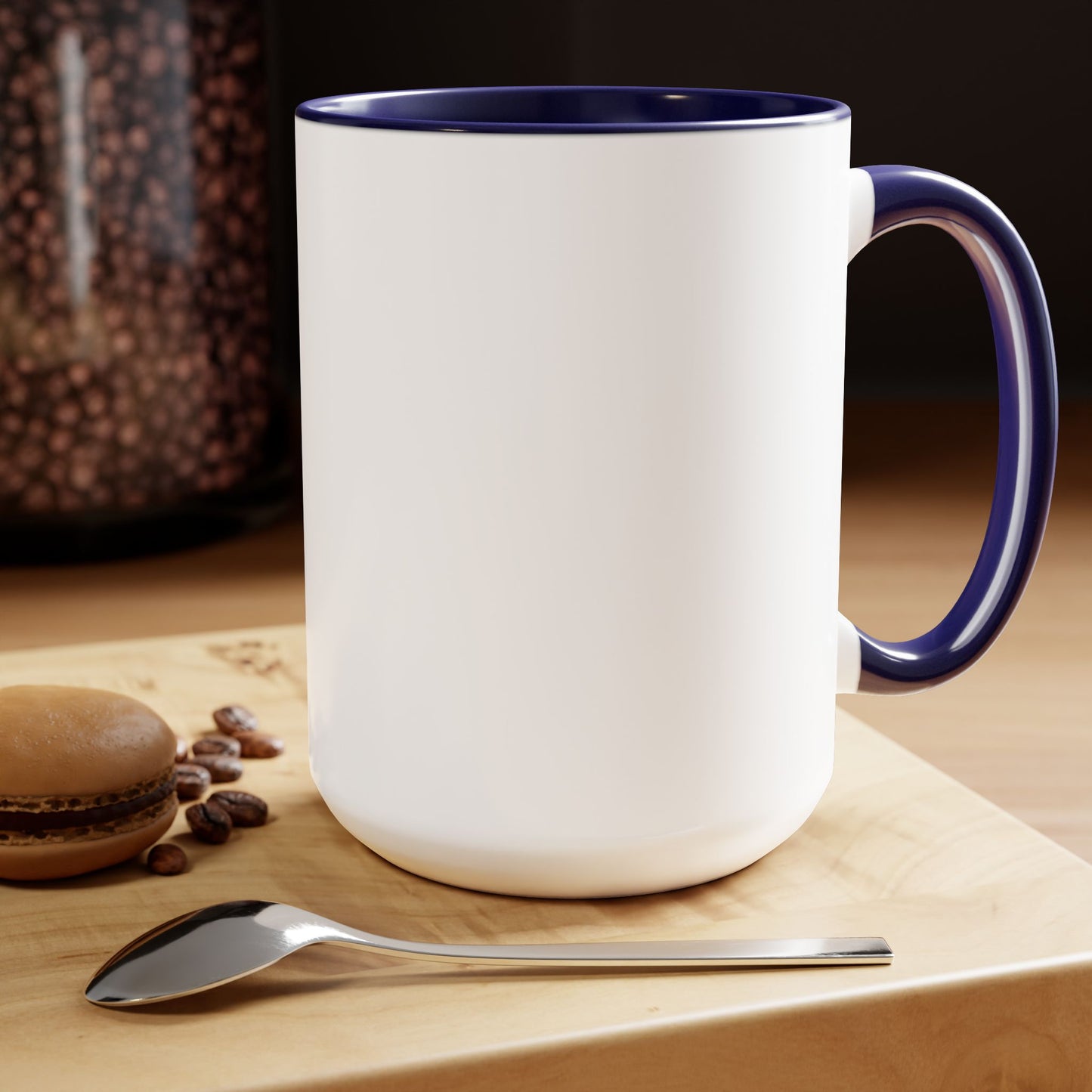 World's Greatest Teacher - Two-Tone Coffee Mugs, 15oz, (LeftG1)