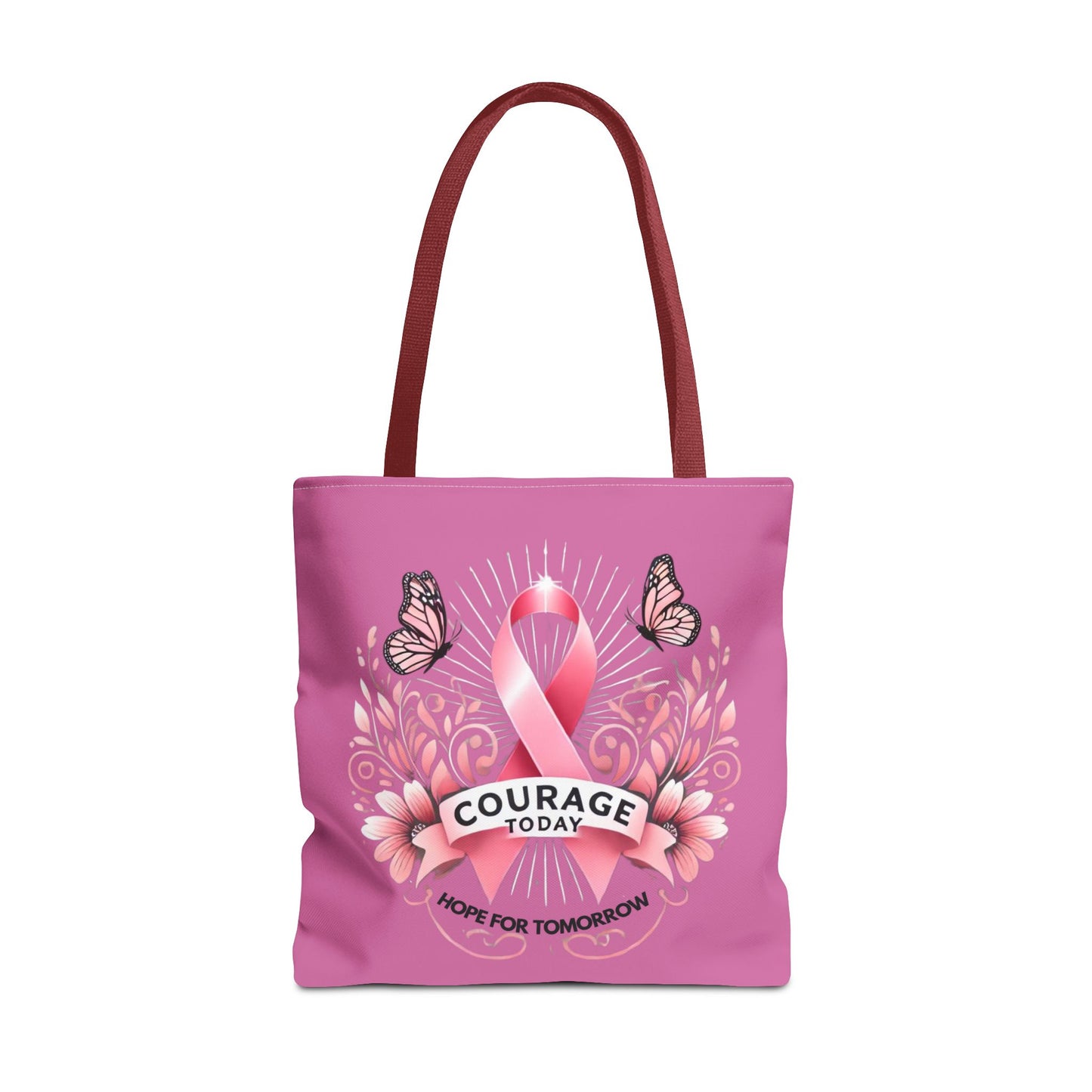 Courage Today... Breast Cancer Awareness Tote Bag