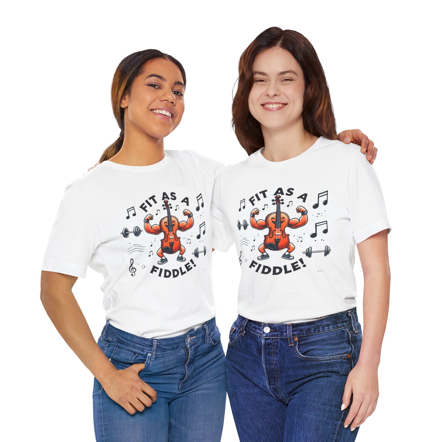 Fit As A Fiddle Unisex Jersey Short Sleeve Tee