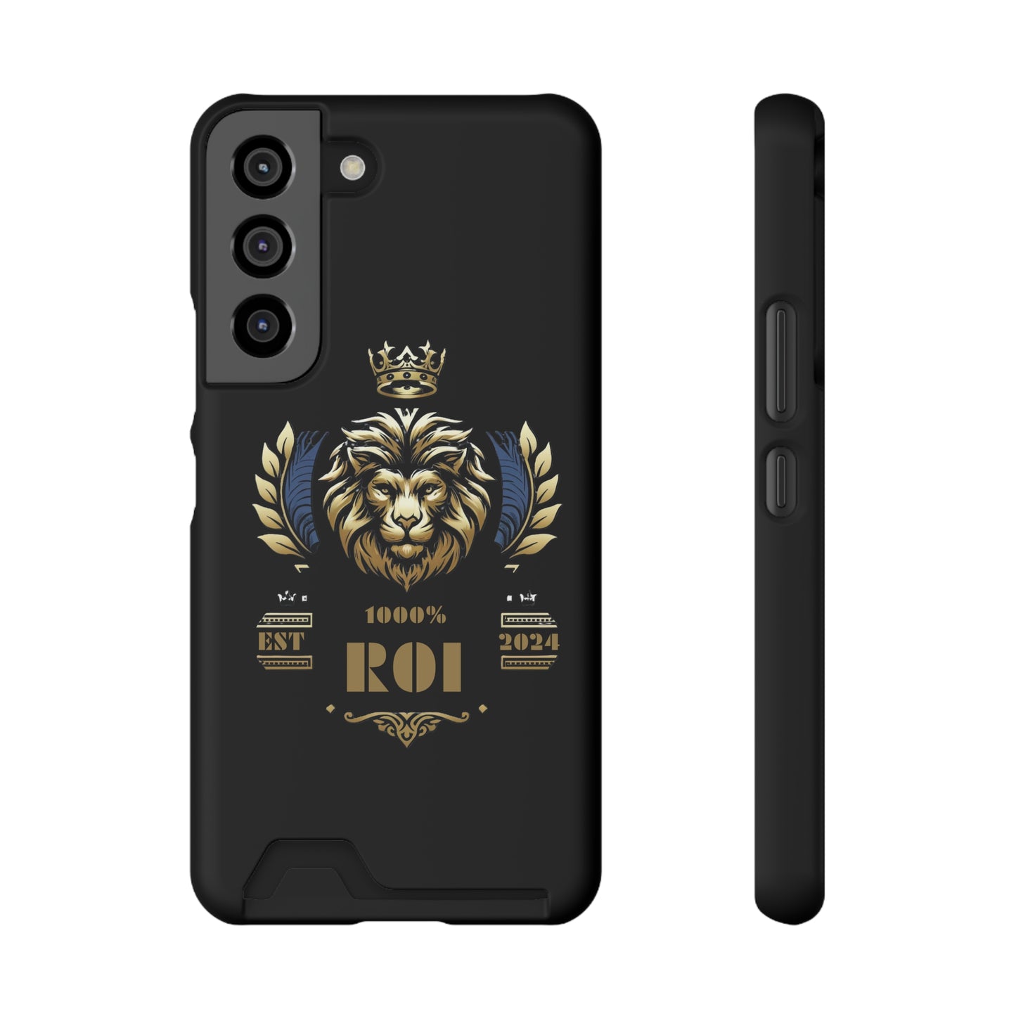 1000%ROI Phone Case With Card Holder (Compatible with iPhone 13, and Samsung Galaxy S21, S22 models)