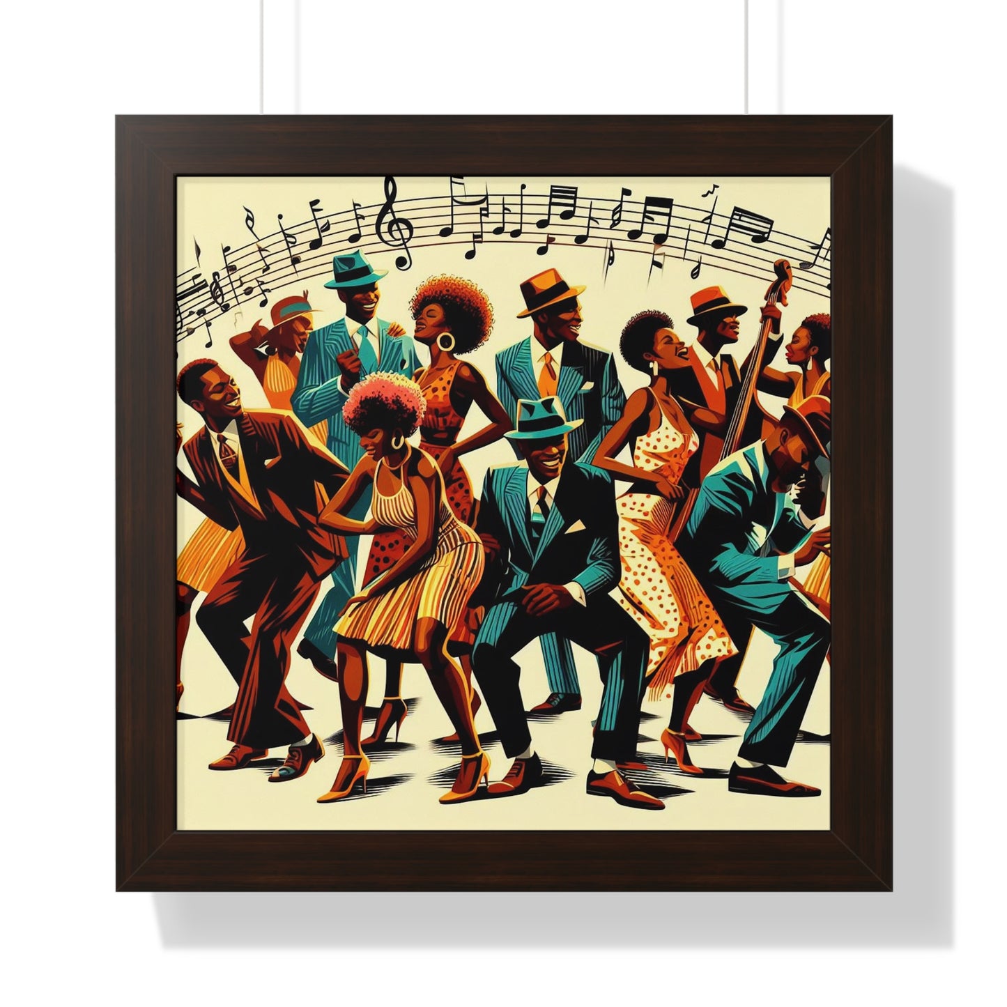 How Low Can U Go -  Unique Wall Art - Framed Vertical Poster