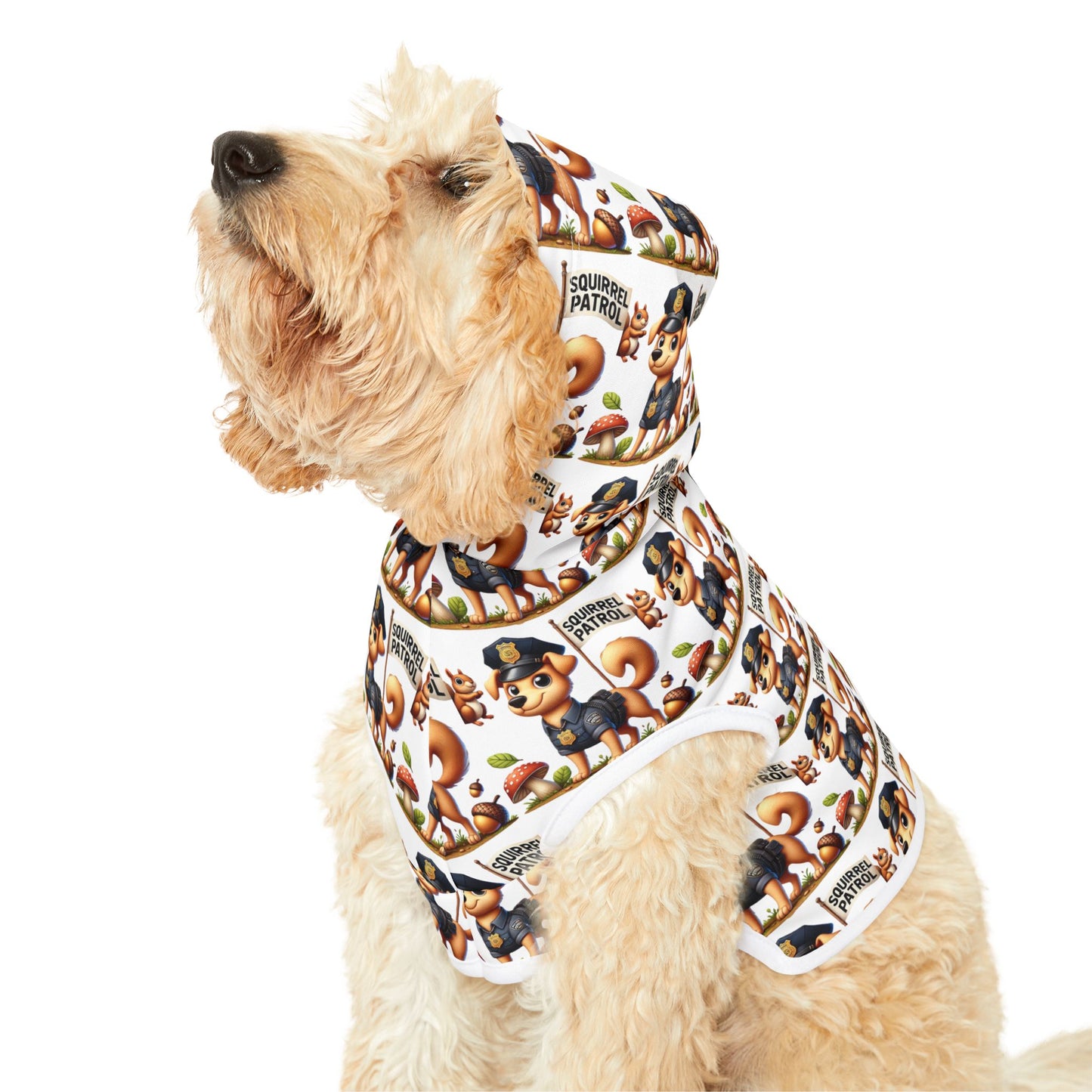 Squirrel Patrol Pet Hoodie (1)