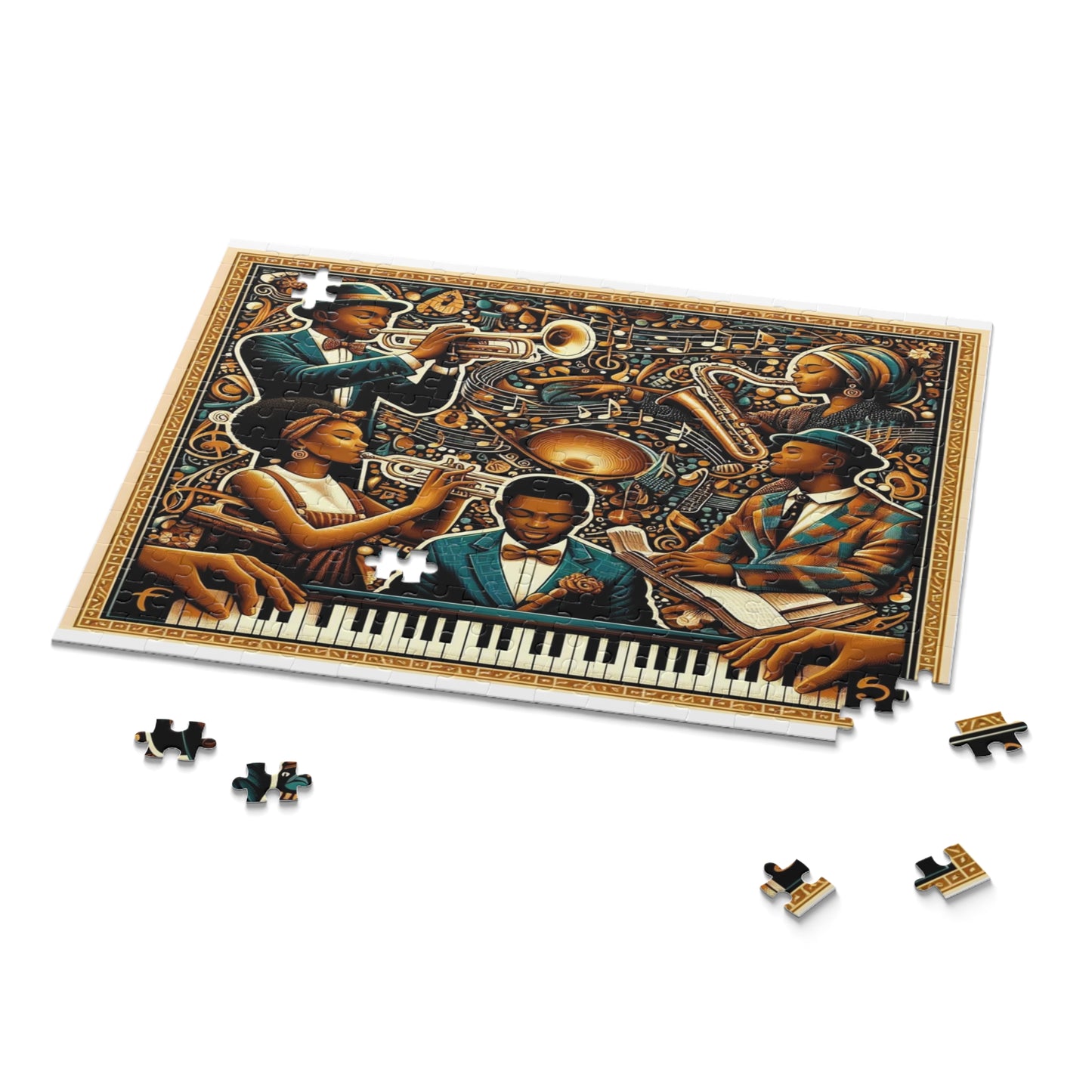 A Jazz Ensemble Puzzle (120, 252, 500-Piece)