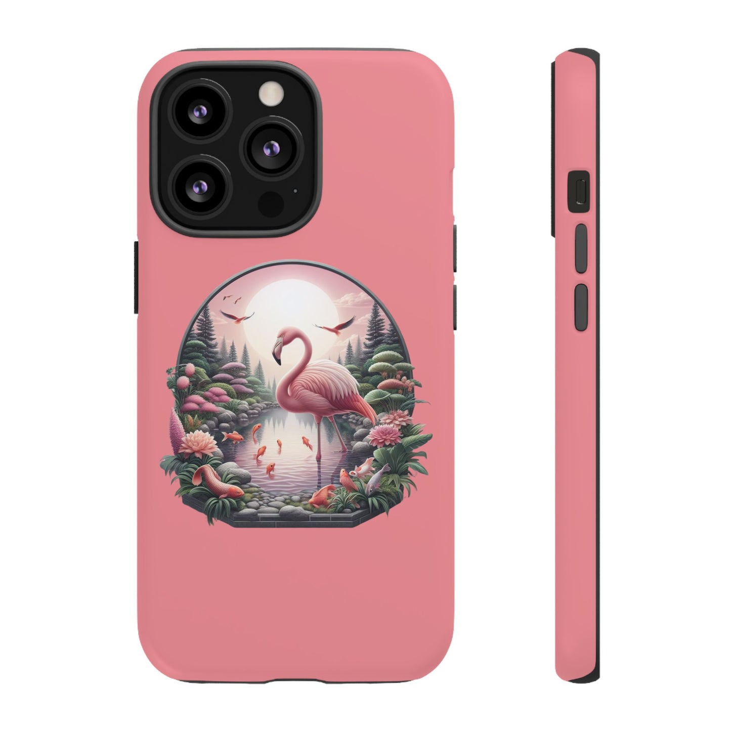Pink Flamingo - iPhone Tough Phone Case