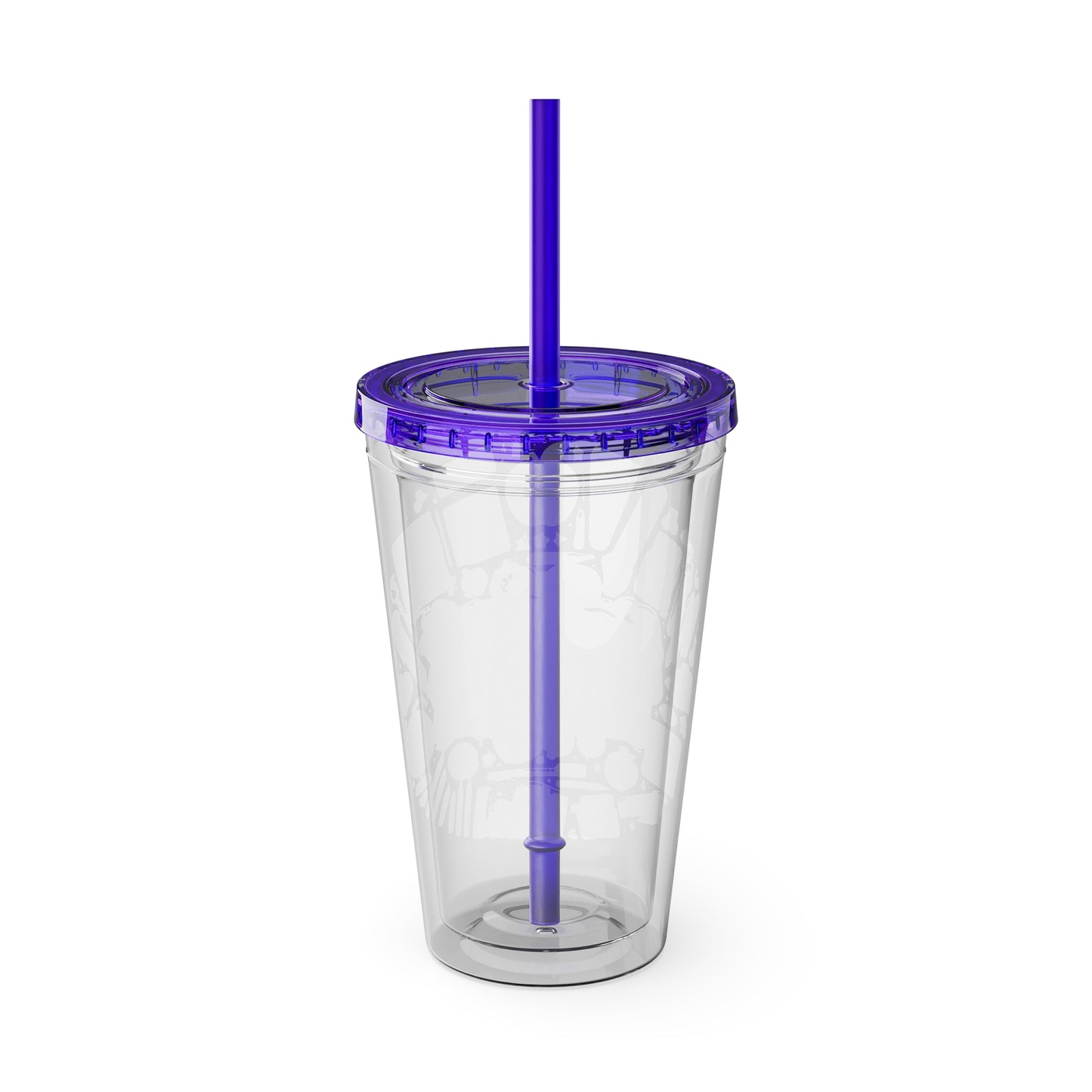 World's Greatest Teacher - Sunsplash Tumbler with Straw, 16oz (G2)