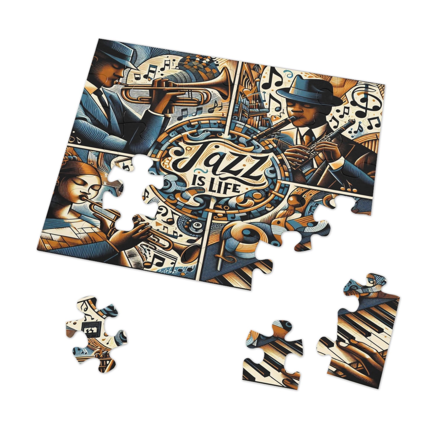 Jazz Is Life - Original Jigsaw Puzzle (30, 110, 252, 500, Piece)