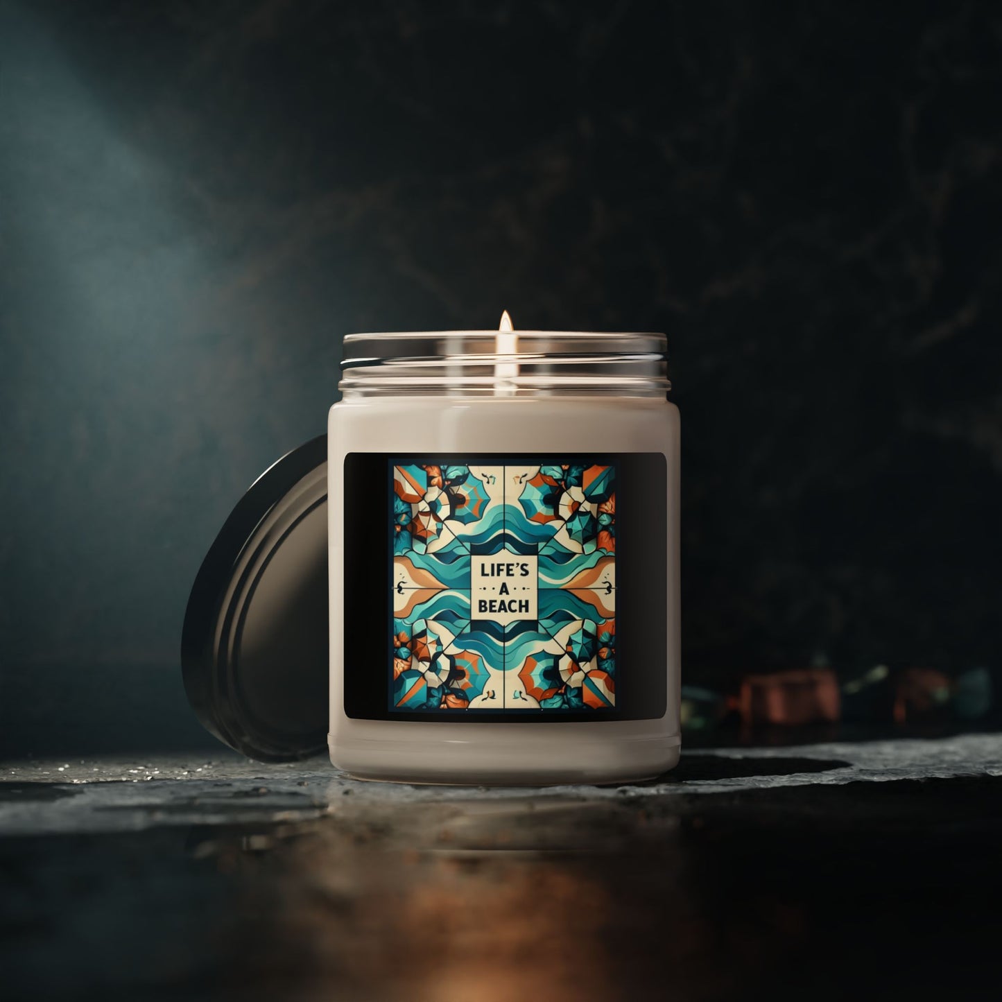 Life's A Beach 9oz Scented Soy Candle,