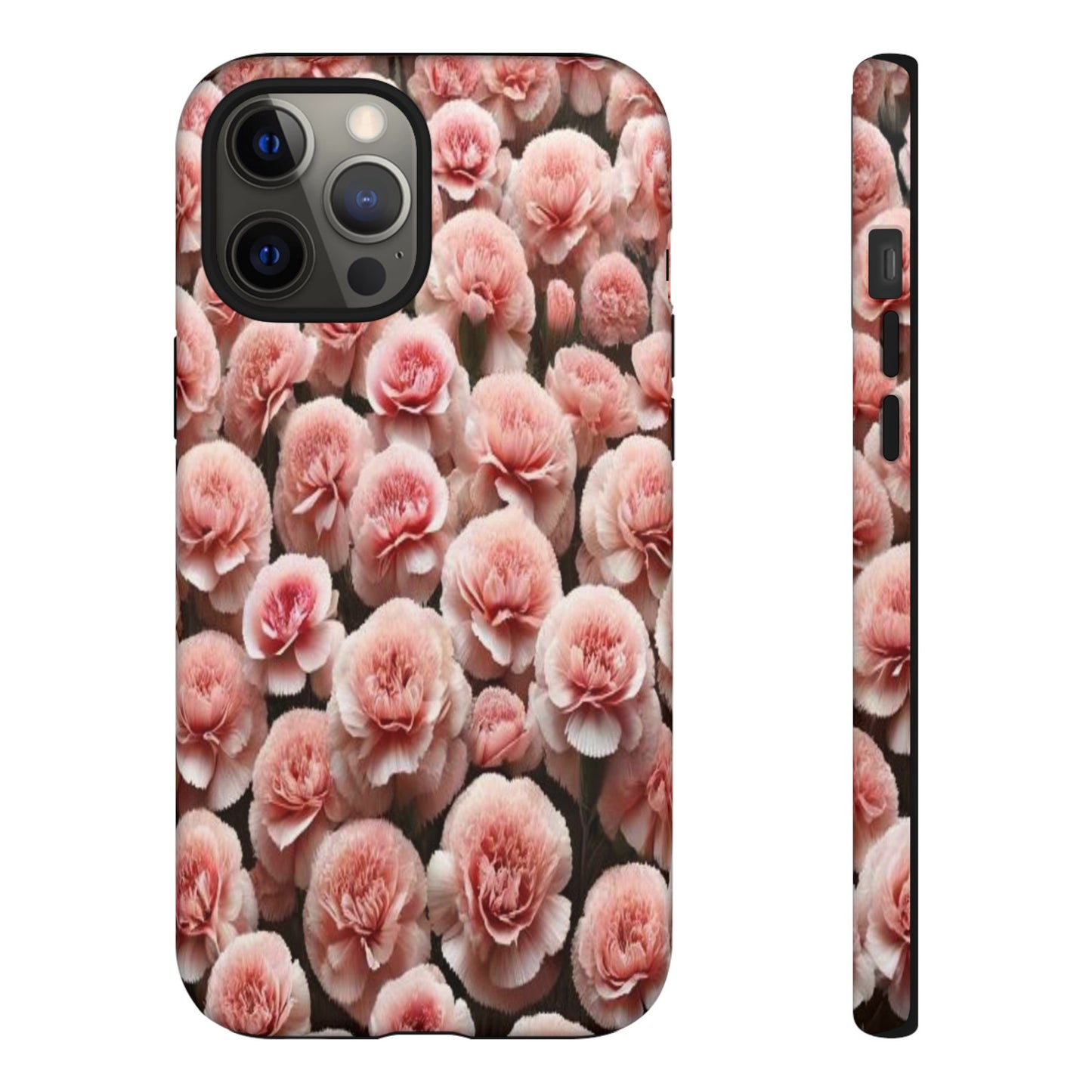 Pink Carnations - Durable Tough Phone Cases