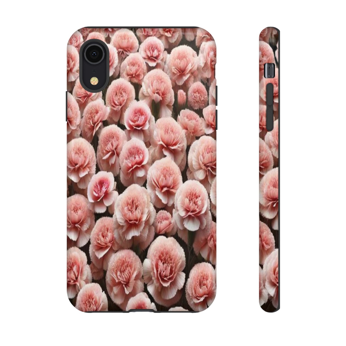 Pink Carnations - Durable Tough Phone Cases