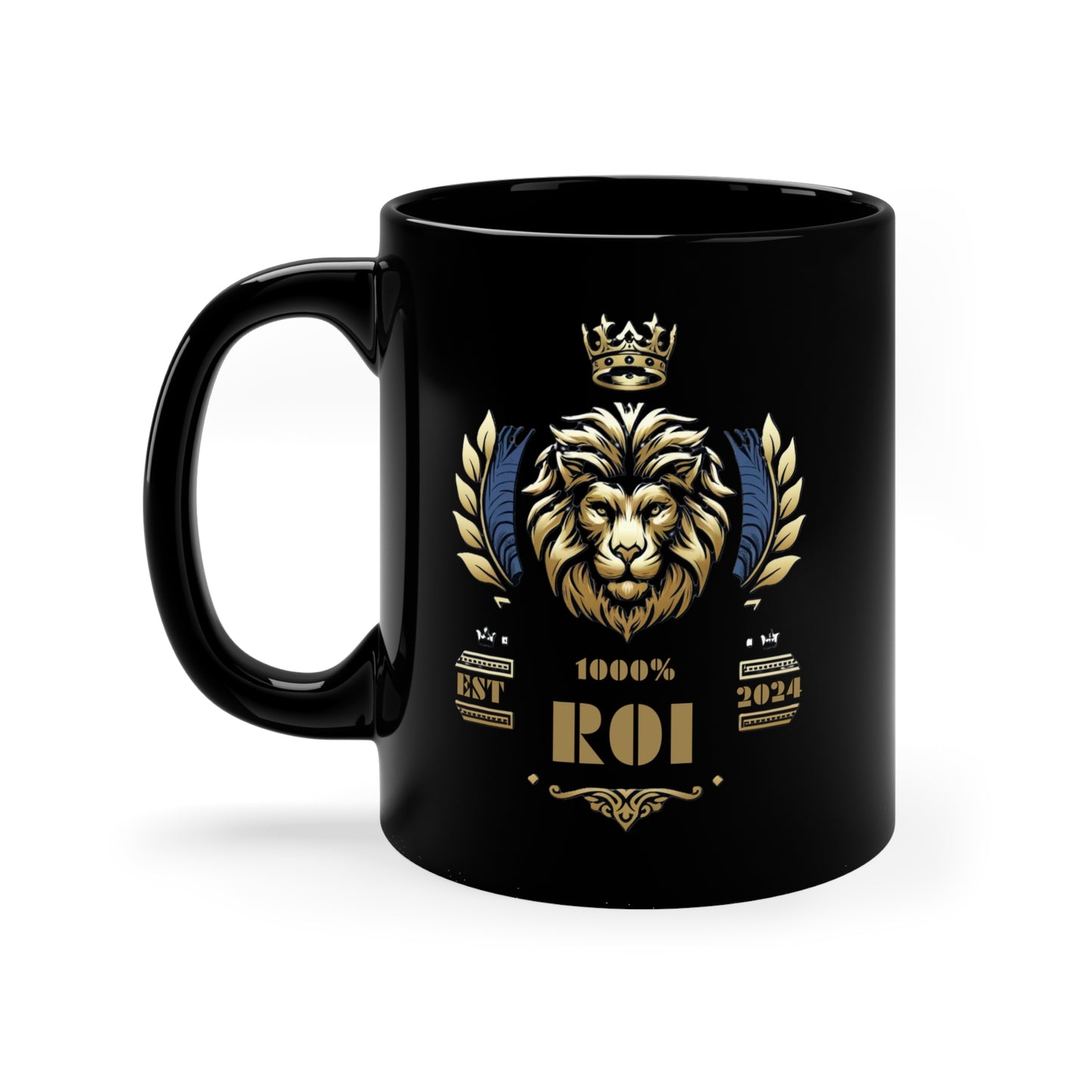 1000%ROI 11oz Black Coffee Mug