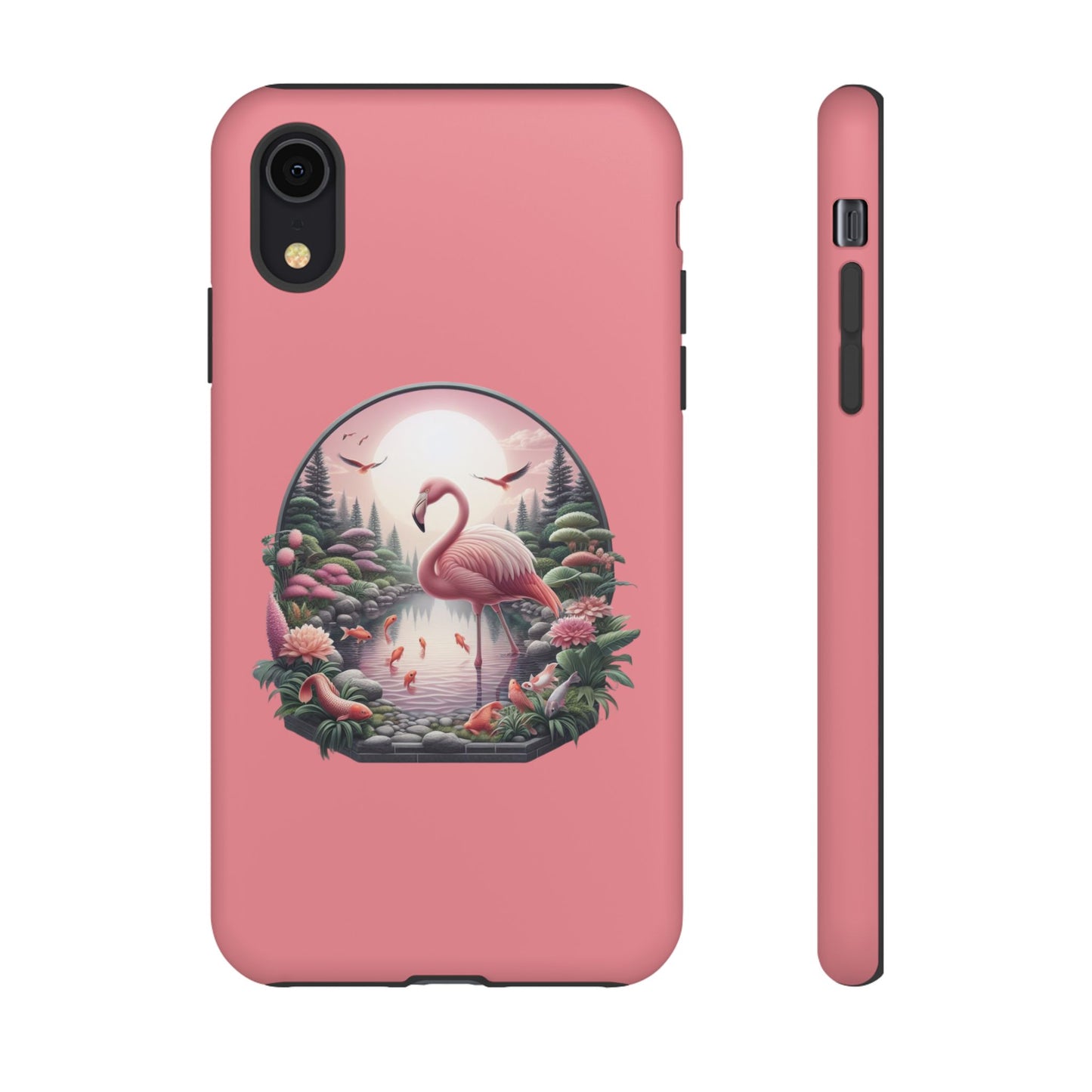 Pink Flamingo - iPhone Tough Phone Case