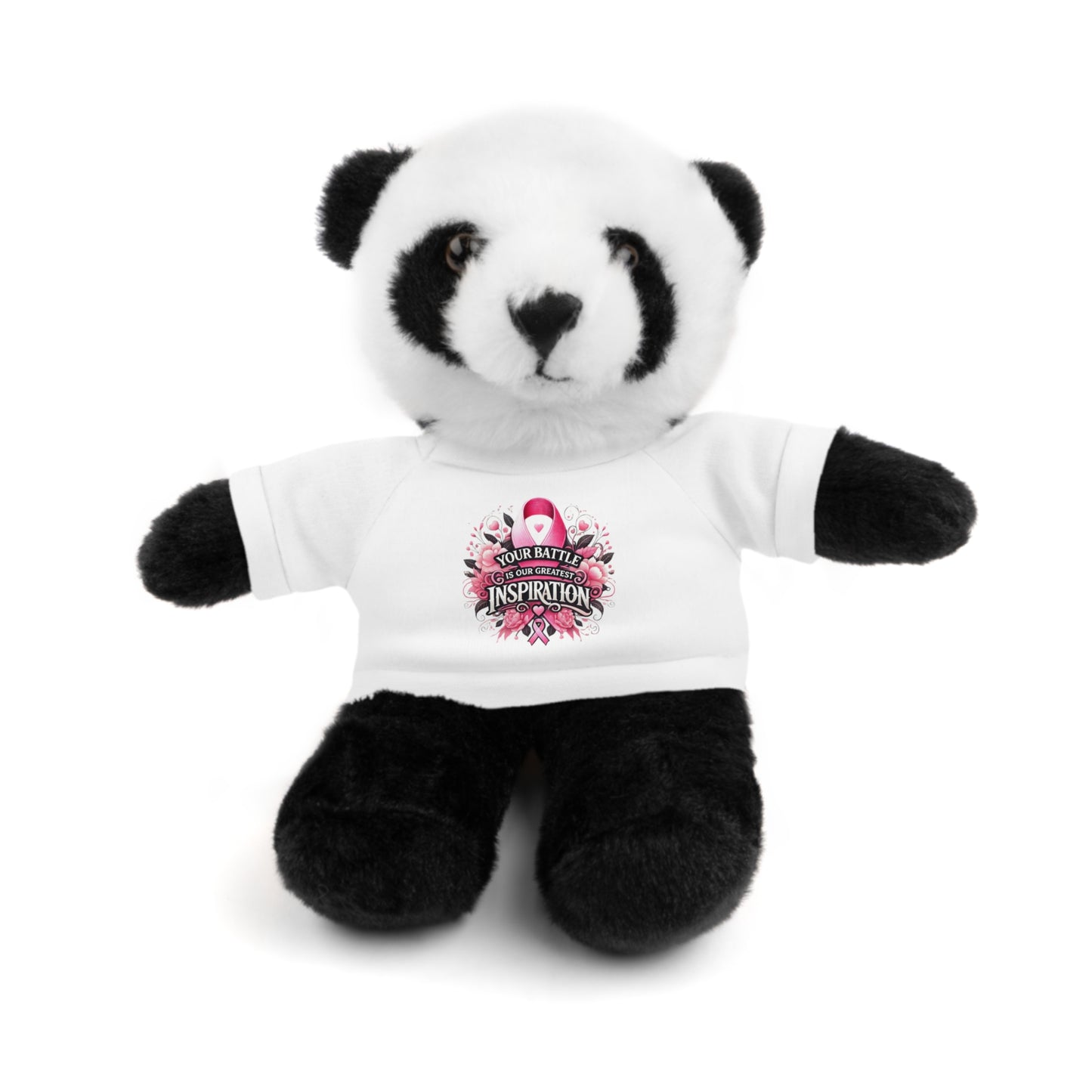 Breast Cancer Awareness Stuffed Animals with Tee