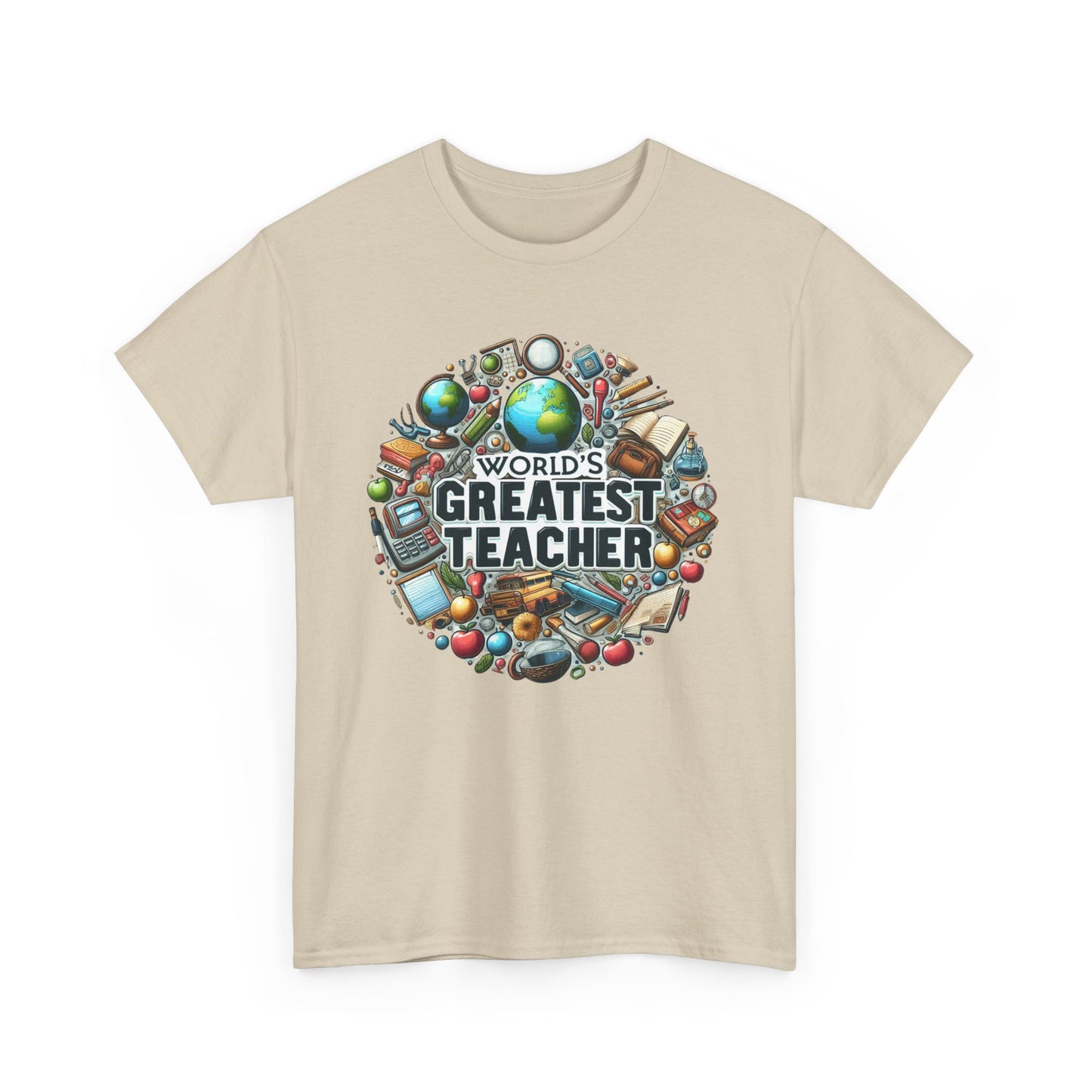 World's Greatest Teacher - Unisex Heavy Cotton Tee (G3)