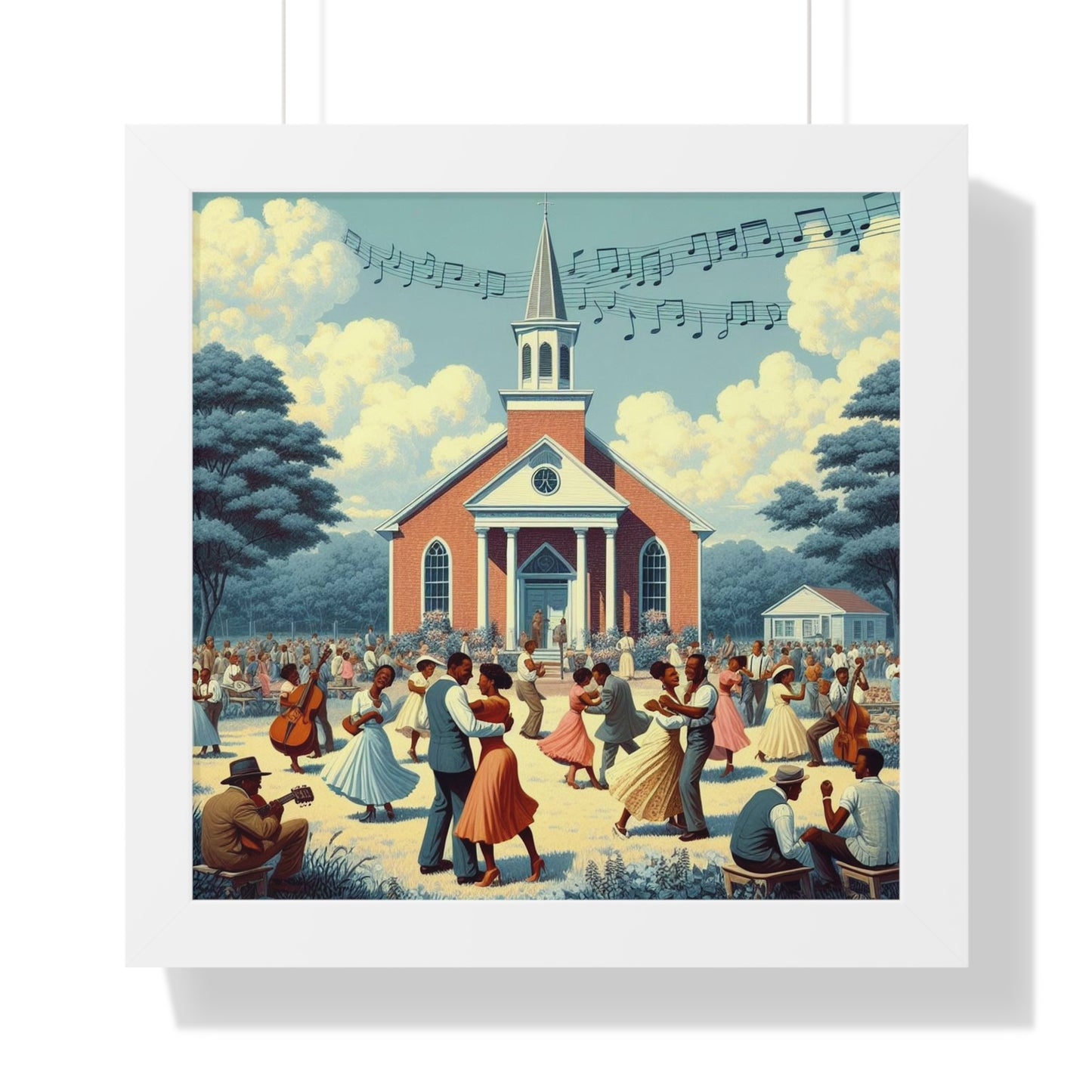 A Good Time Was Had By All -  Unique Wall Art - Framed Vertical Poster