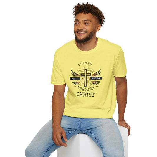 All Things Through Christ Unisex Softstyle T-Shirt