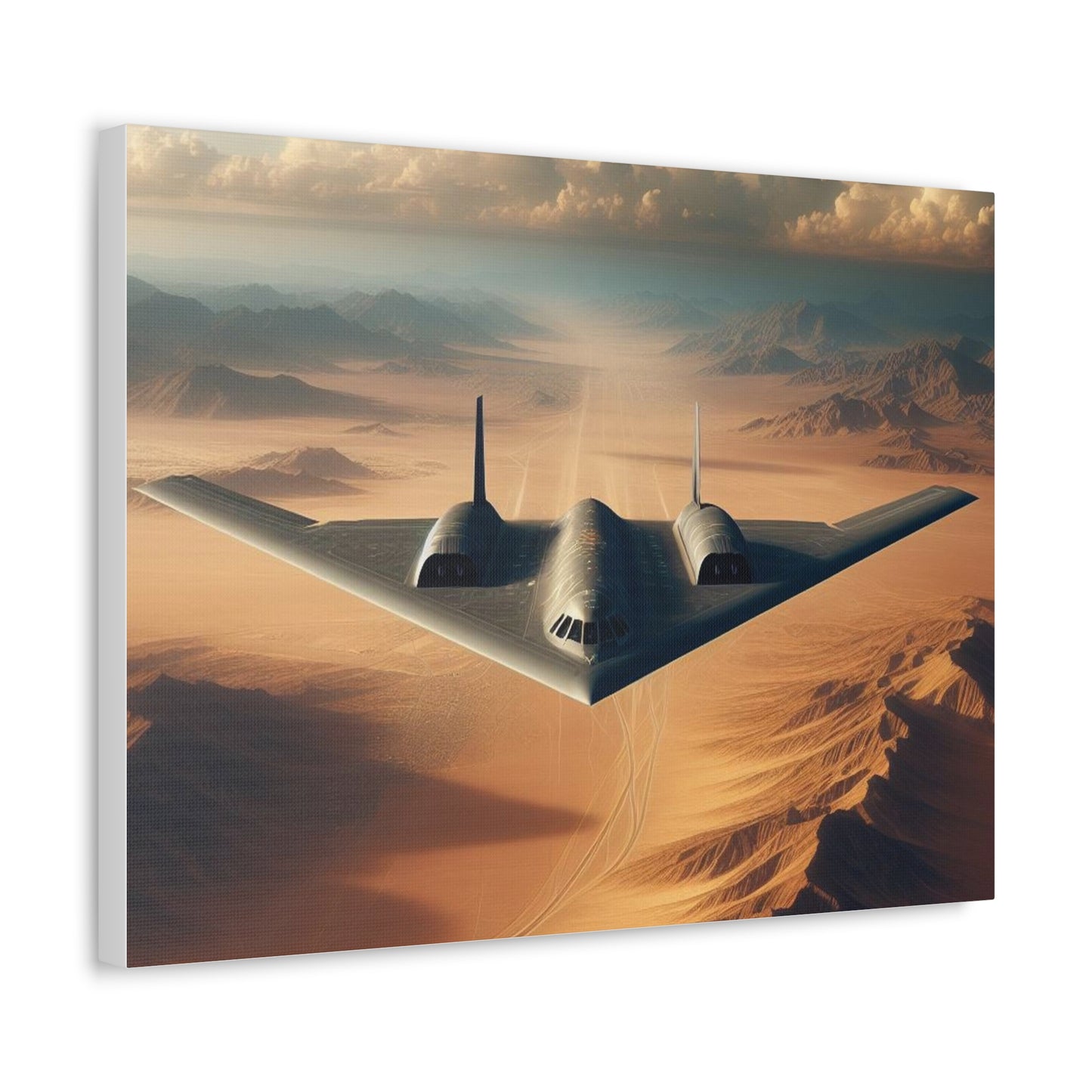 Bomber Aircraft Cruising - Wall Art on Stretched Canvas