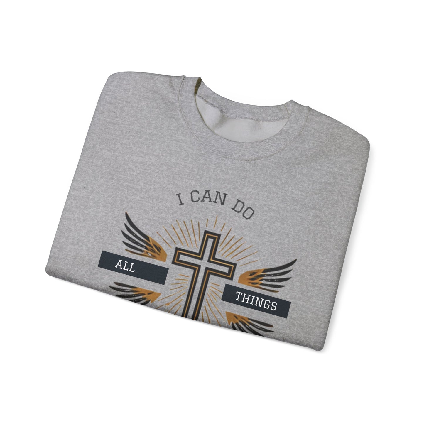 All Things Through Christ Unisex Heavy Blend™ Crewneck Sweatshirt