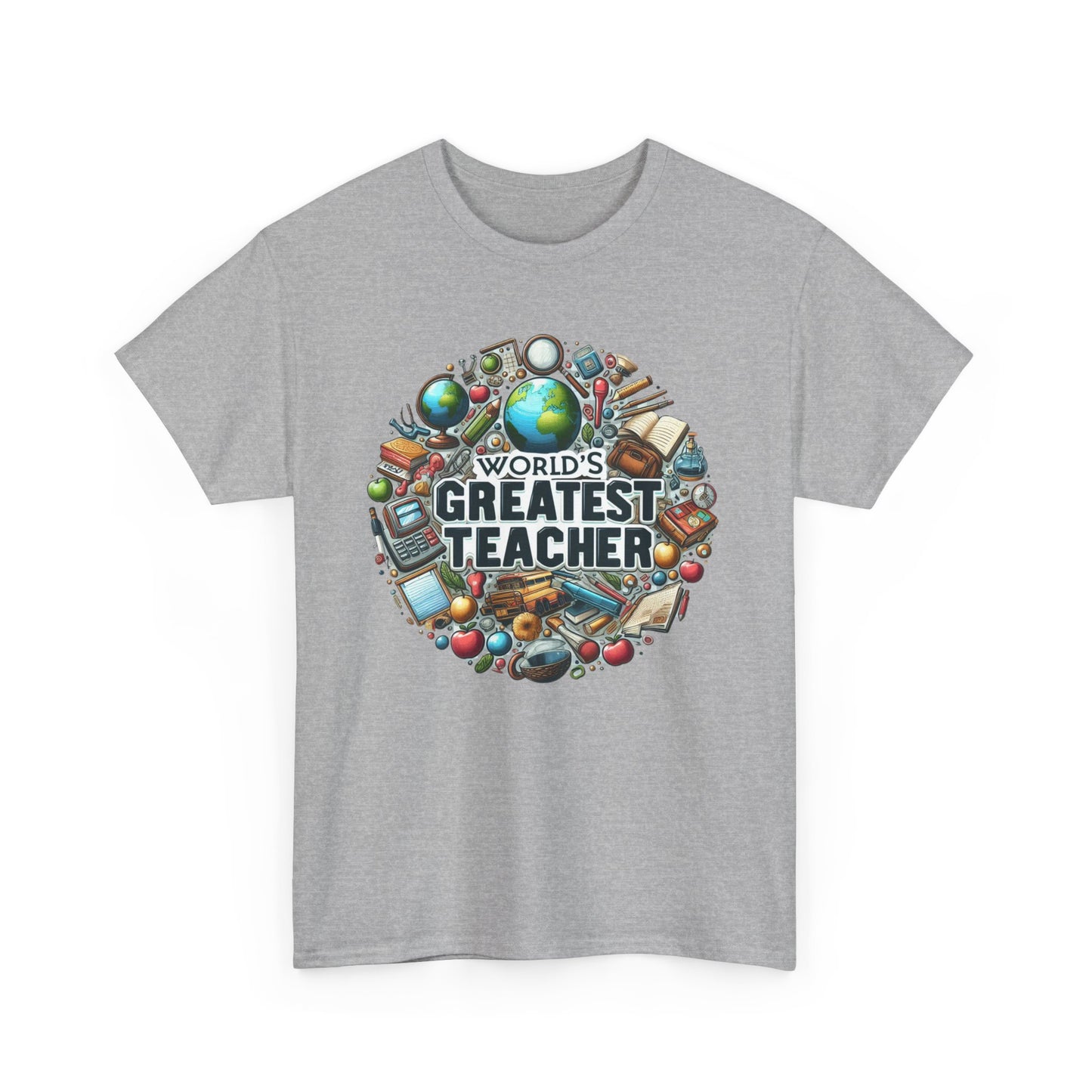 World's Greatest Teacher - Unisex Heavy Cotton Tee (G3)