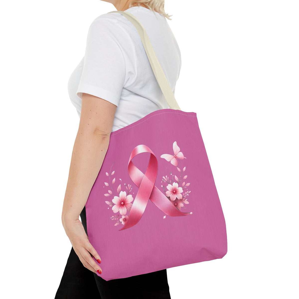 Breast Cancer Awareness Tote Bag_Pink
