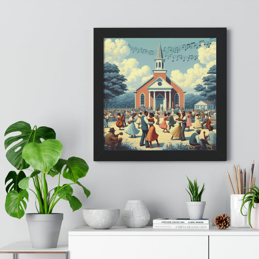 A Good Time Was Had By All -  Unique Wall Art - Framed Vertical Poster