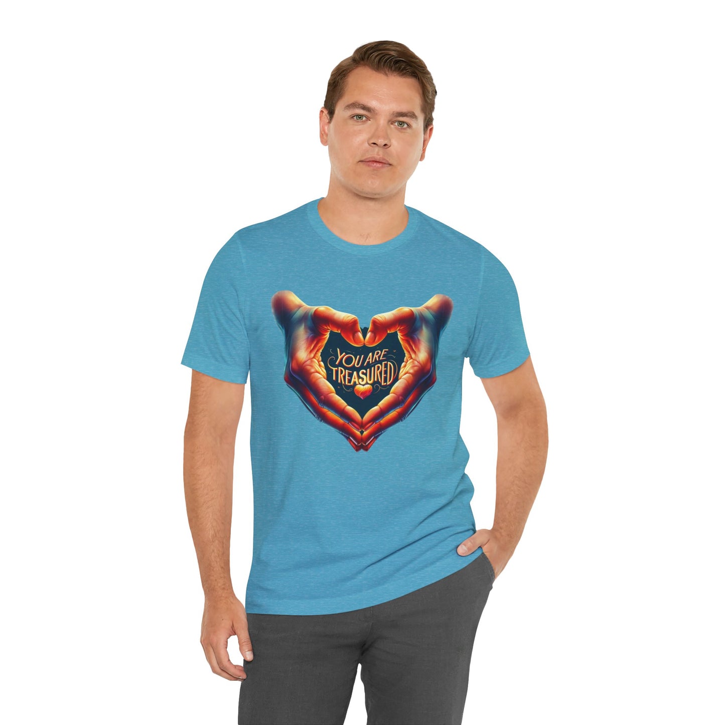 You Are Treasured - Both Sides Printed - Short Sleeve Tee