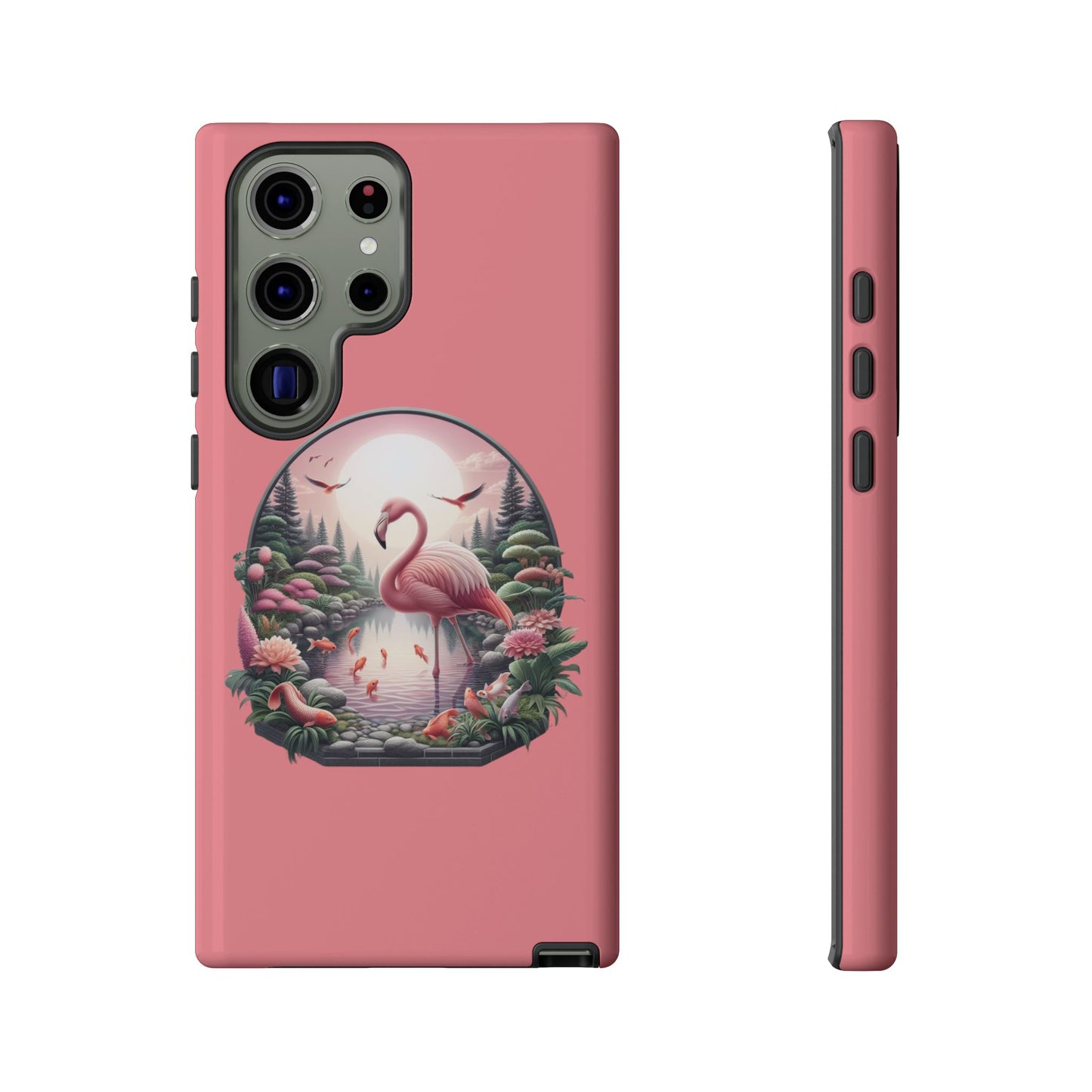 Pink Flamingo - iPhone Tough Phone Case