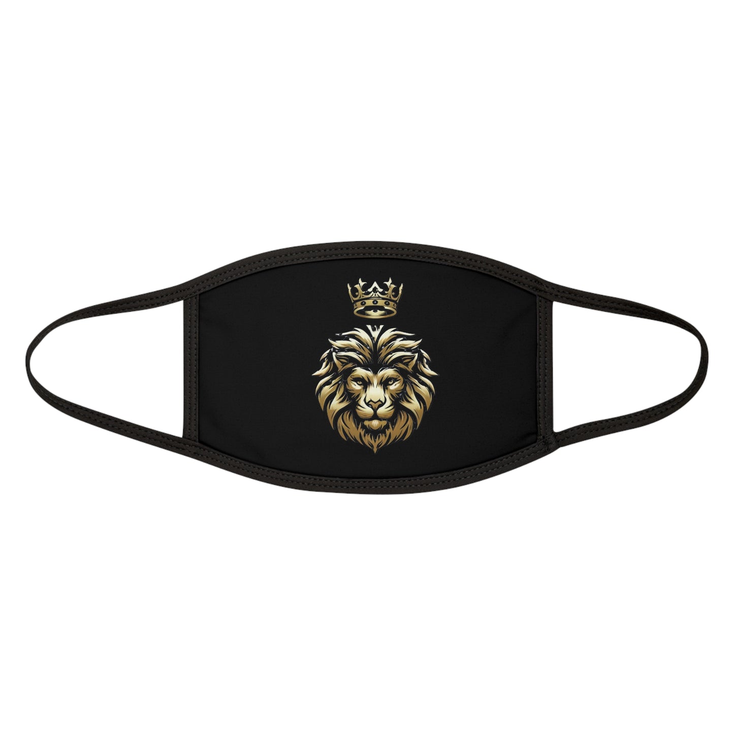 King Of The Jungle Mixed-Fabric Face Mask