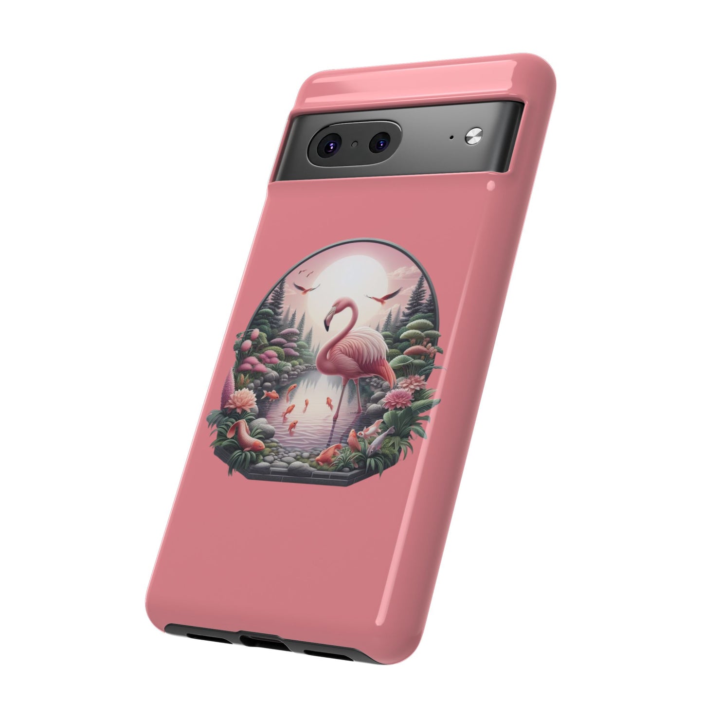 Pink Flamingo - iPhone Tough Phone Case