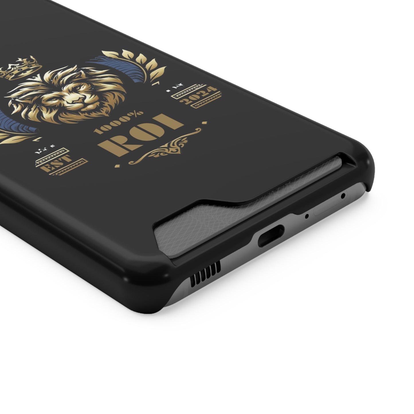 1000%ROI Phone Case With Card Holder (Compatible with iPhone 13, and Samsung Galaxy S21, S22 models)