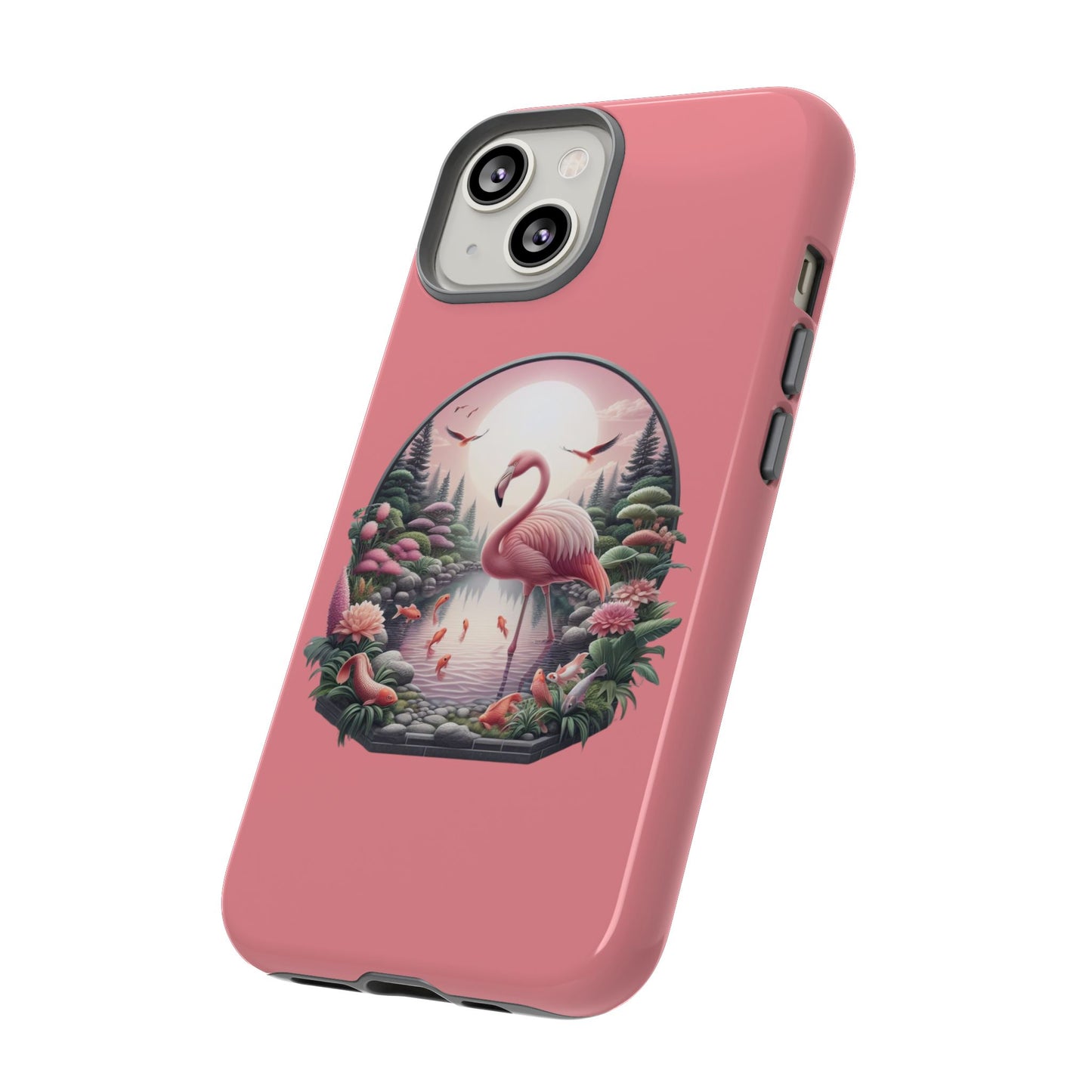 Pink Flamingo - iPhone Tough Phone Case
