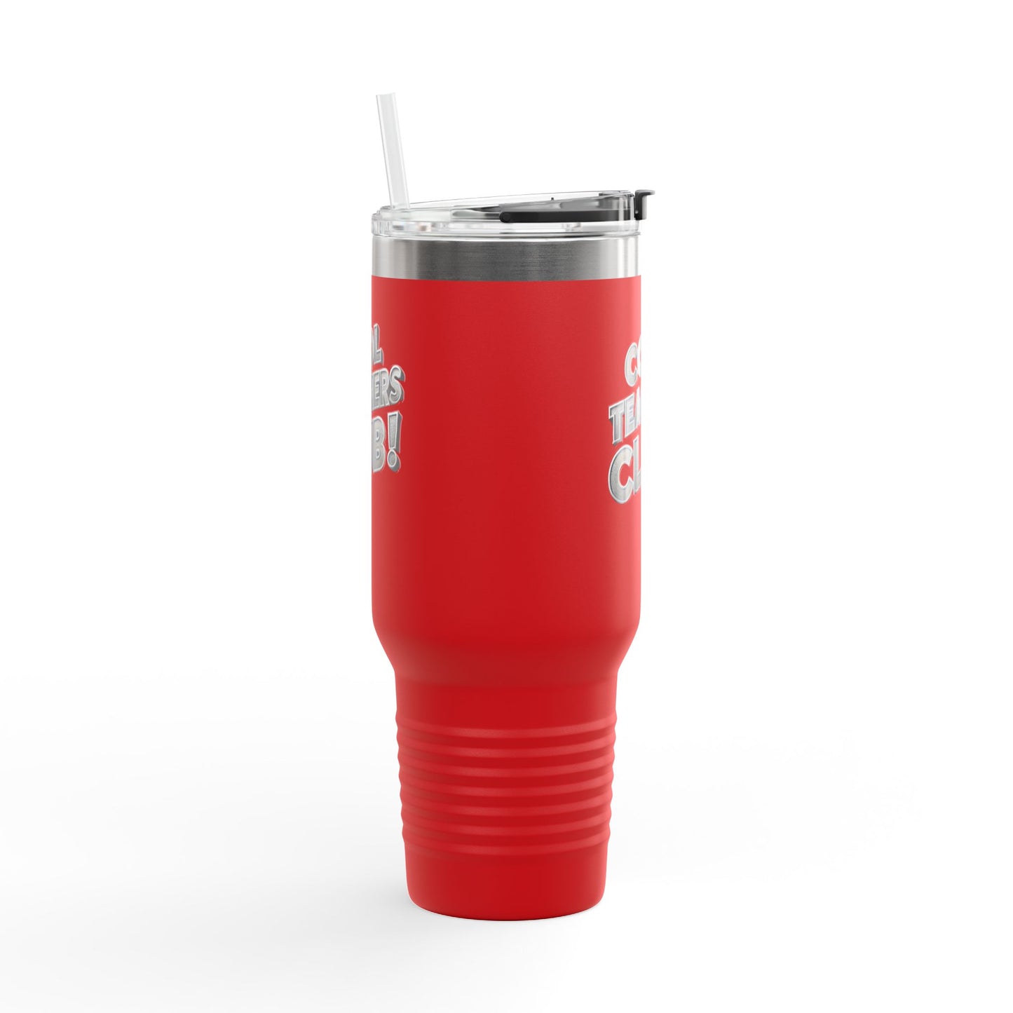 Cool Teacher's Club, Spill-proof, 40oz Stainless Steel Insulated Travel Mug