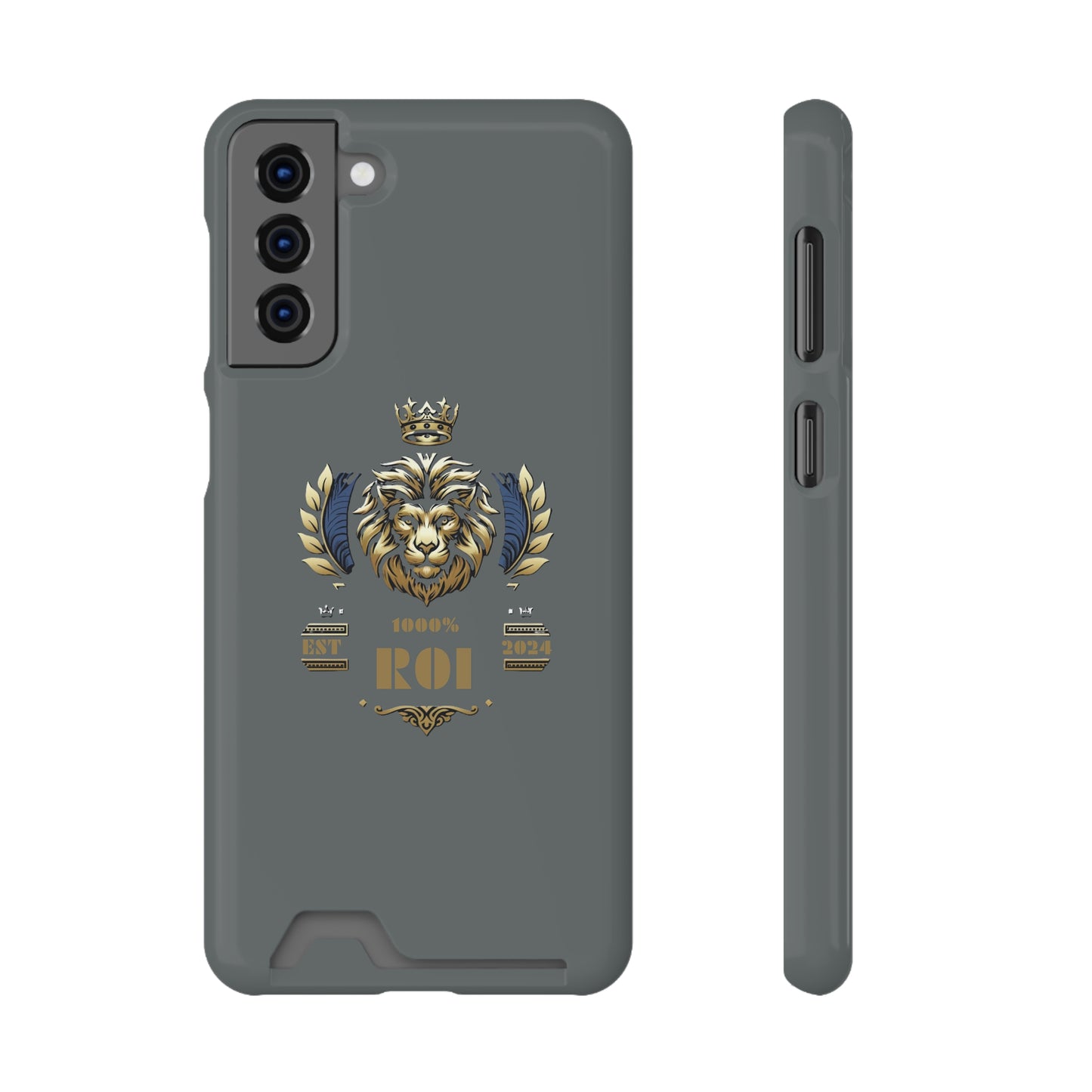 1000%ROI Phone Case With Card Holder (Compatible with iPhone 13, and Samsung Galaxy S21, S22 models)