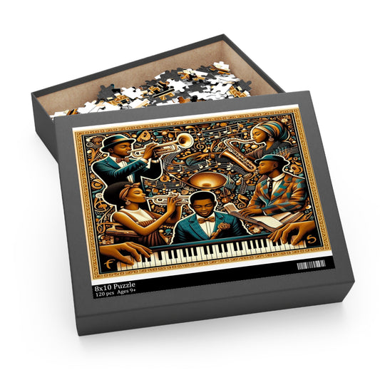 A Jazz Ensemble Puzzle (120, 252, 500-Piece)