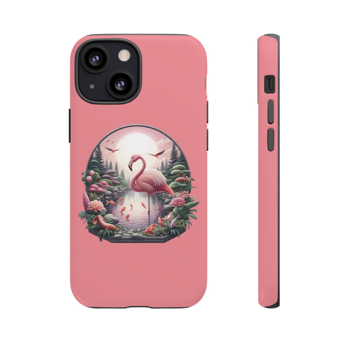 Pink Flamingo - iPhone Tough Phone Case