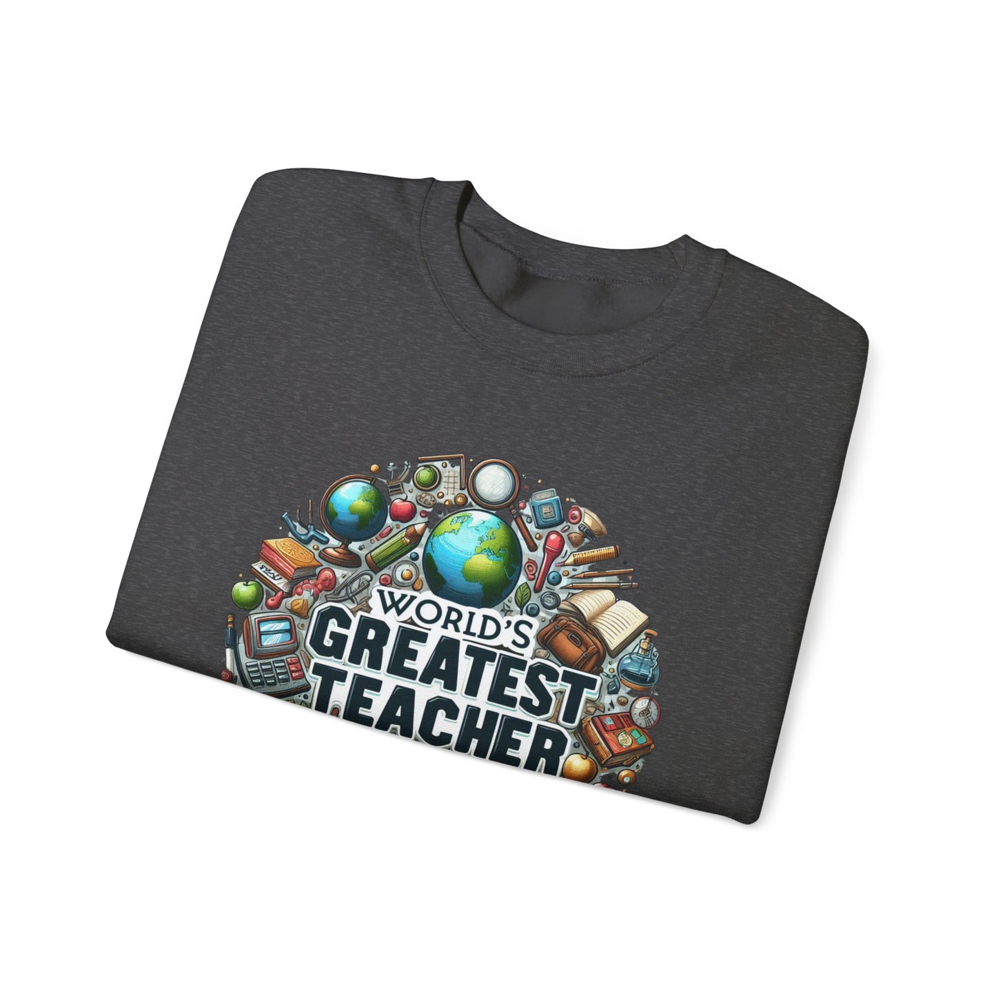 World's Greatest Teacher - Unisex Heavy Blend™ Crewneck Sweatshirt (G3)