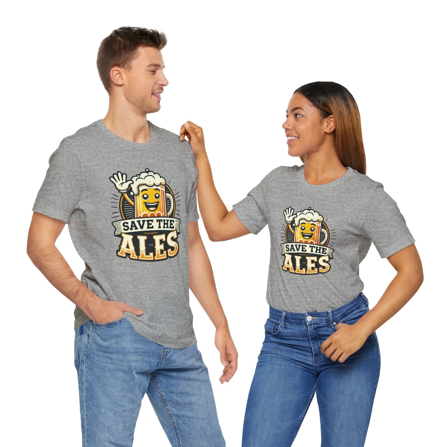 Save The Ales_V2 Unisex Jersey Short Sleeve Tee