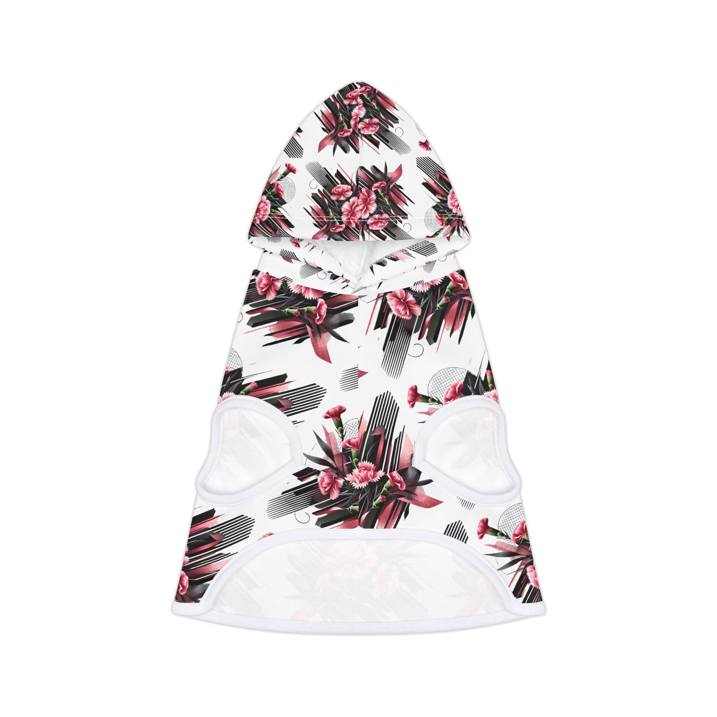 Pink Carnations Pet Hoodie