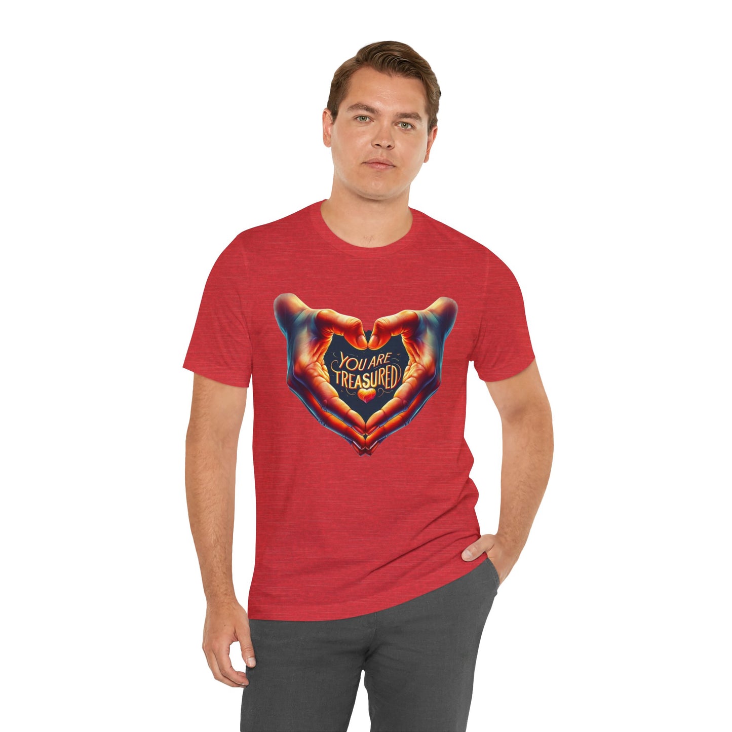 You Are Treasured - Both Sides Printed - Short Sleeve Tee