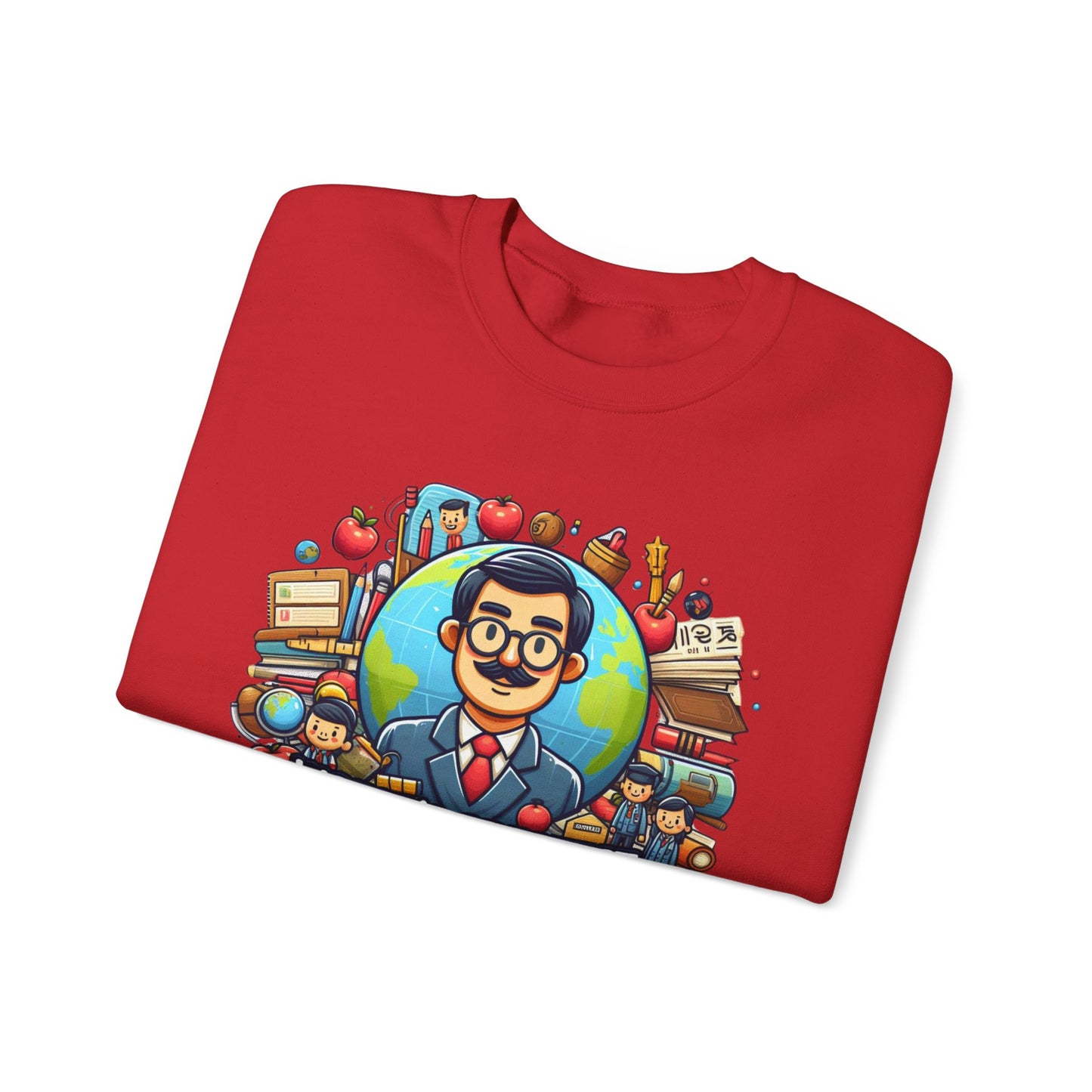 World's Greatest Teacher - Unisex Heavy Blend™ Crewneck Sweatshirt (G1)