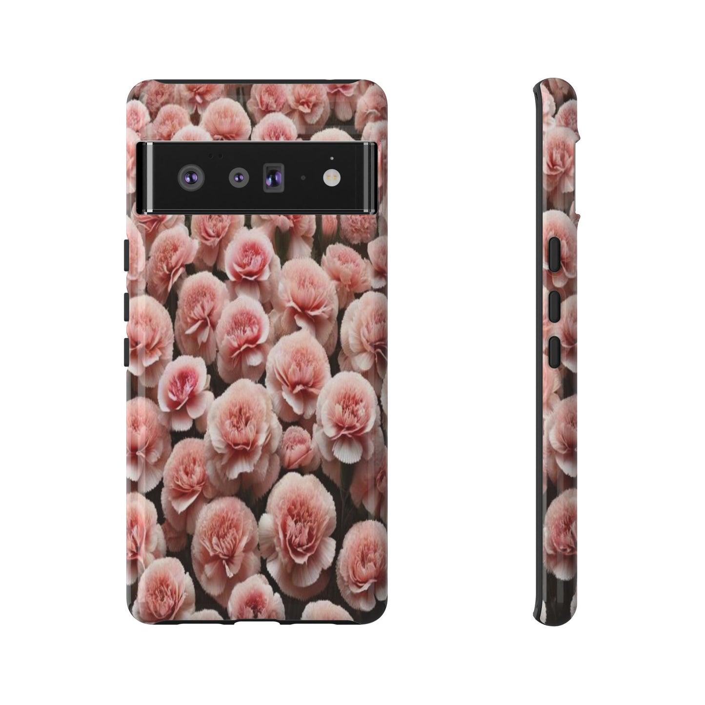 Pink Carnations - Durable Tough Phone Cases